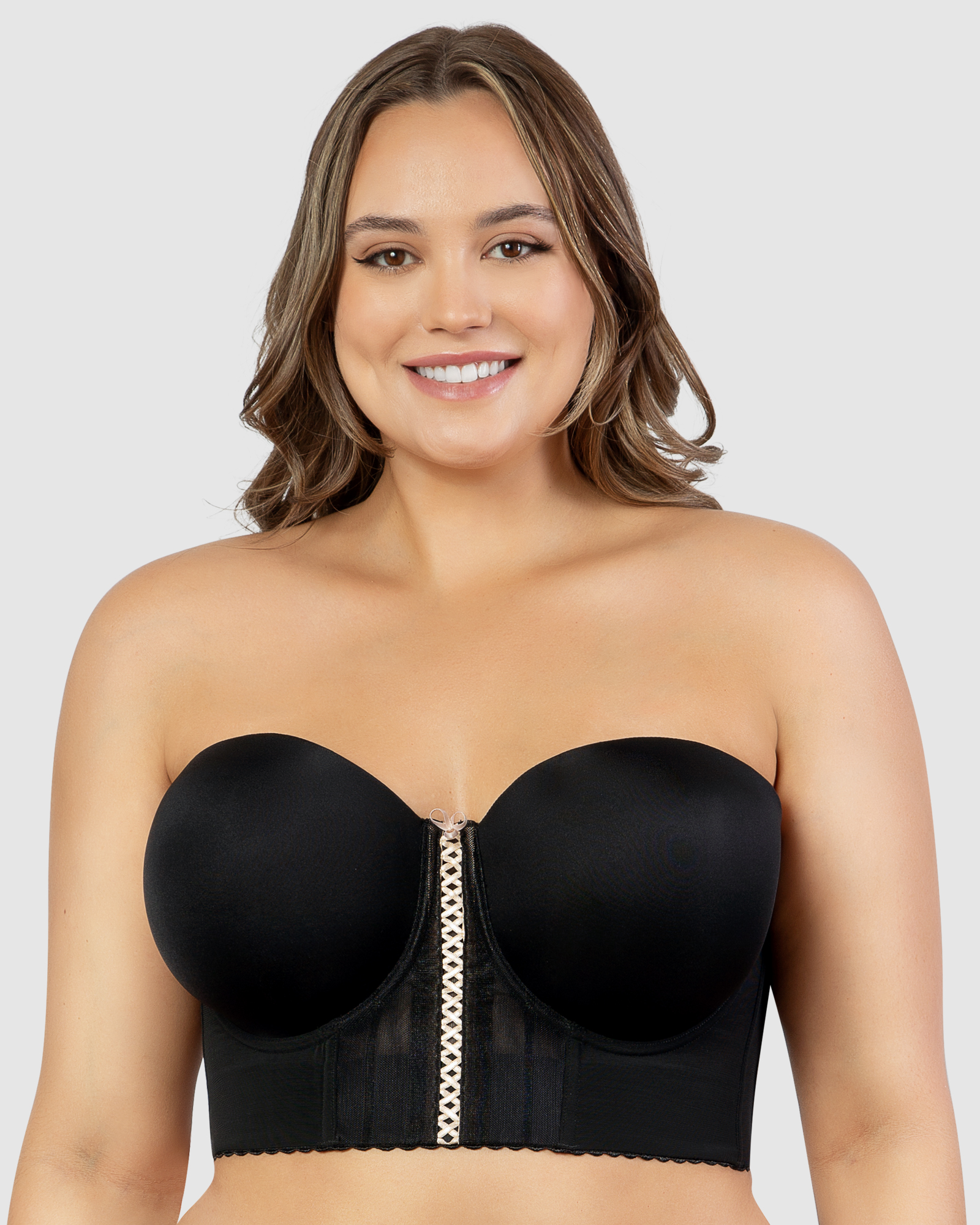 Shea Bustier Style Longline Strapless Bra