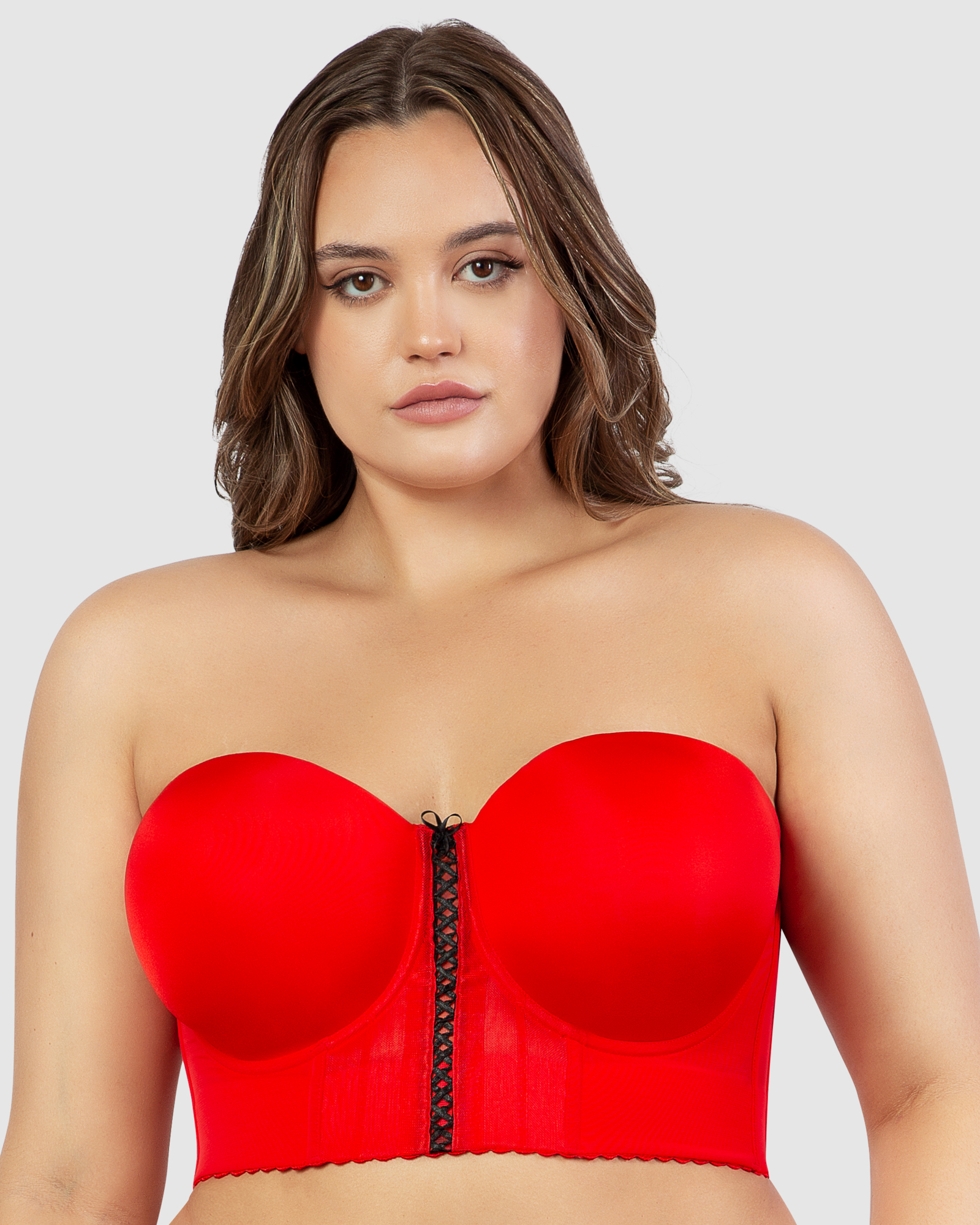 Shea Bustier Style Longline Strapless Bra