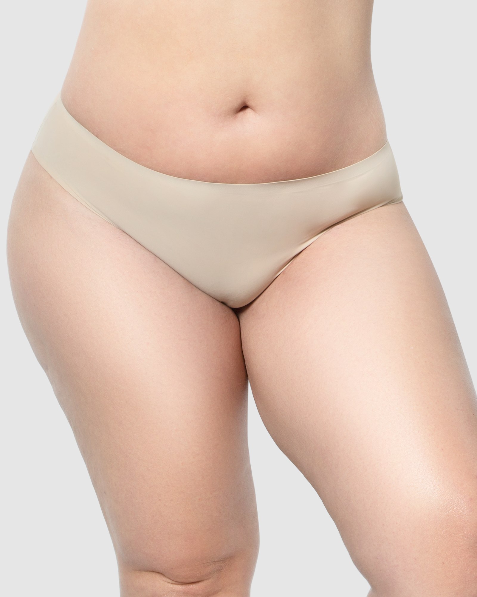 Bonded Seamless-Effect Hipster Brief