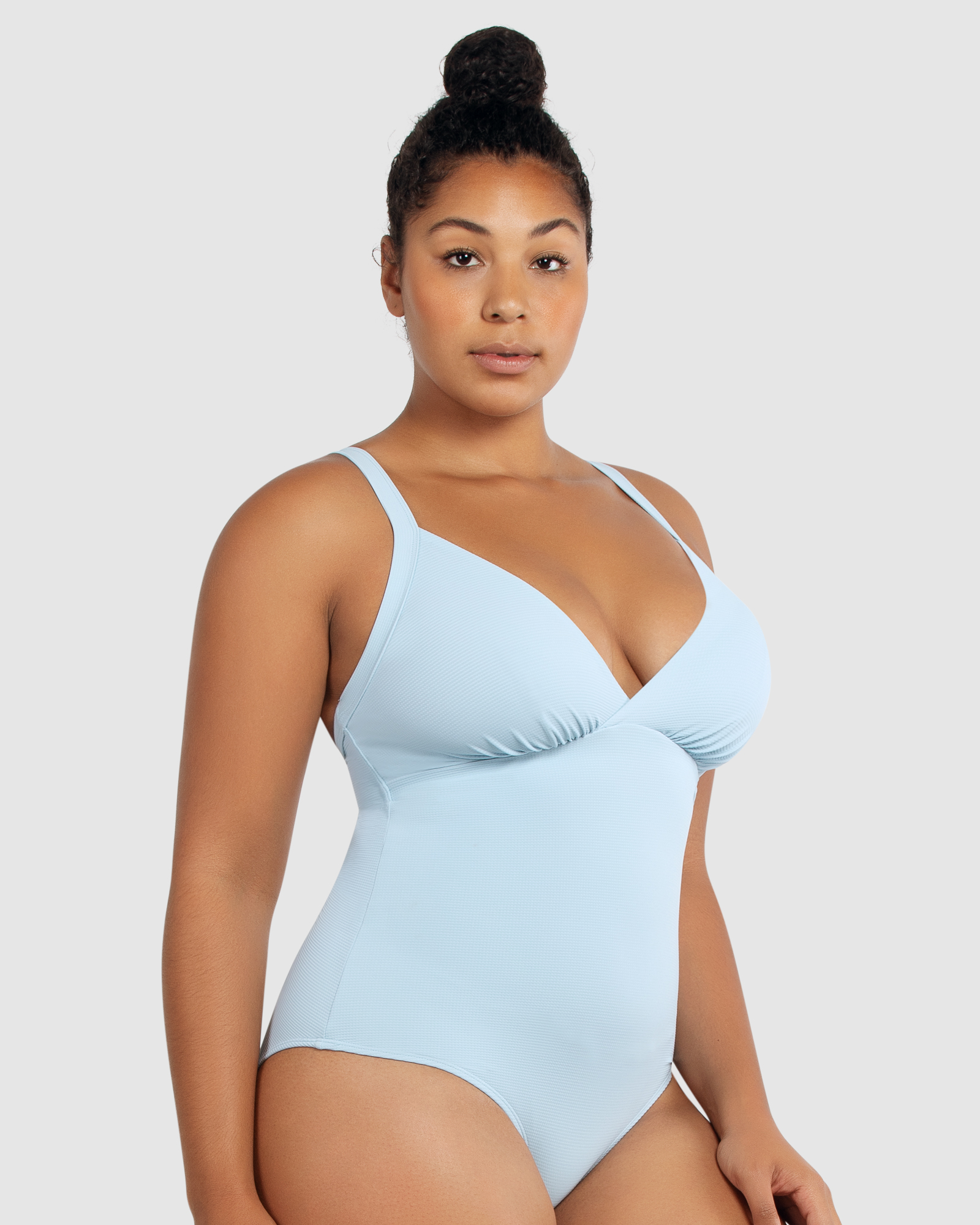 Vivien Full Bust V Neck Plunge Swimsuit