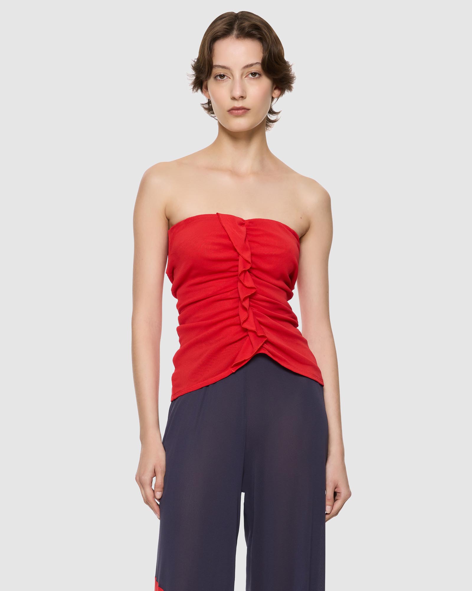 Minimal Ruffle Bodice