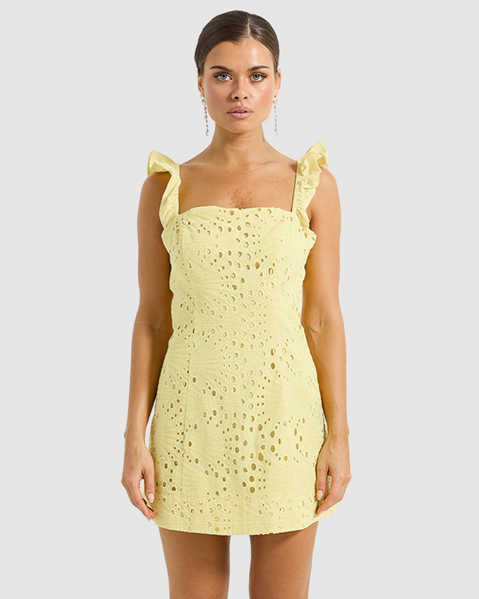 Clemenine Ruffle Mini Dress