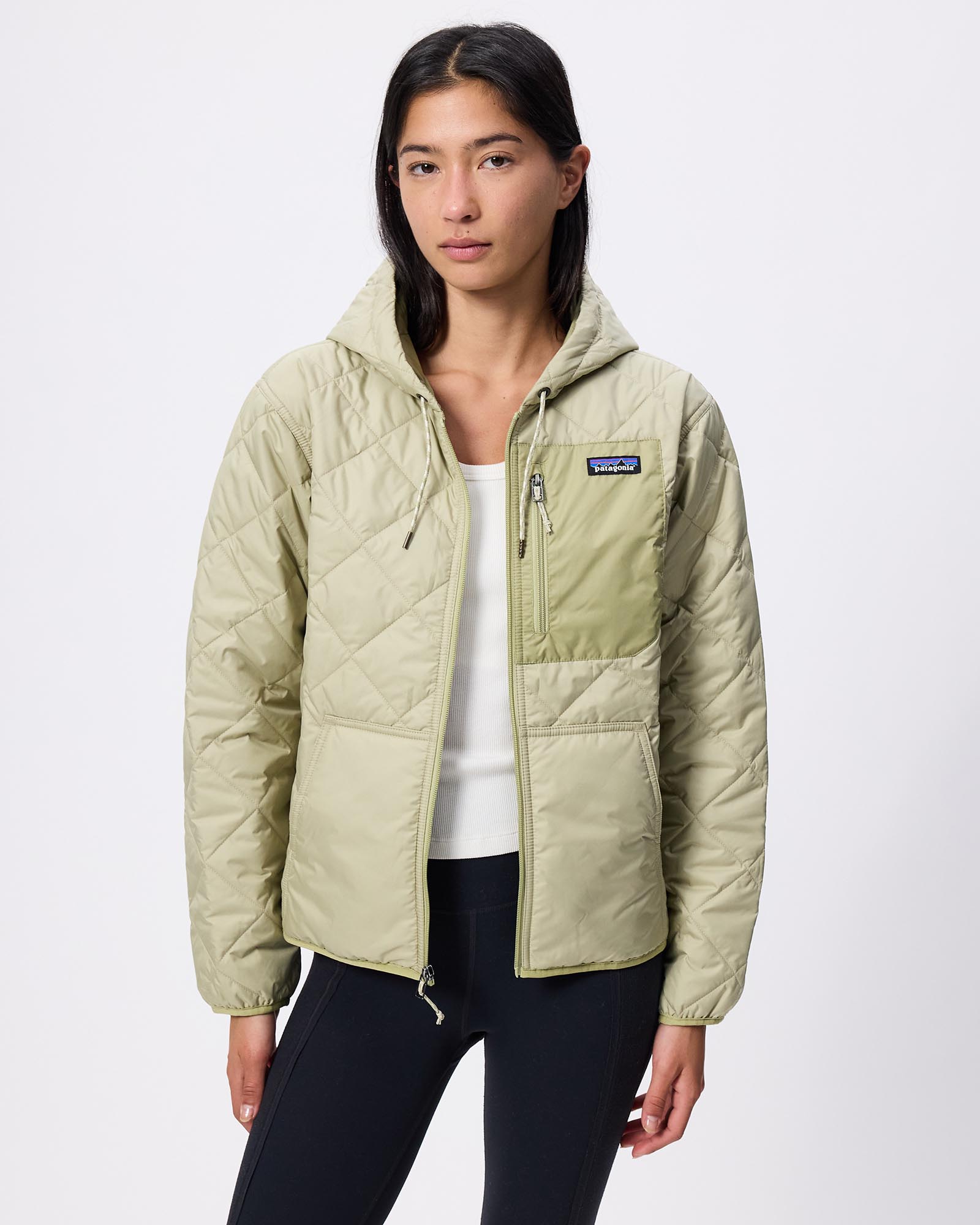 Diamond Quilted Bomber Hoody