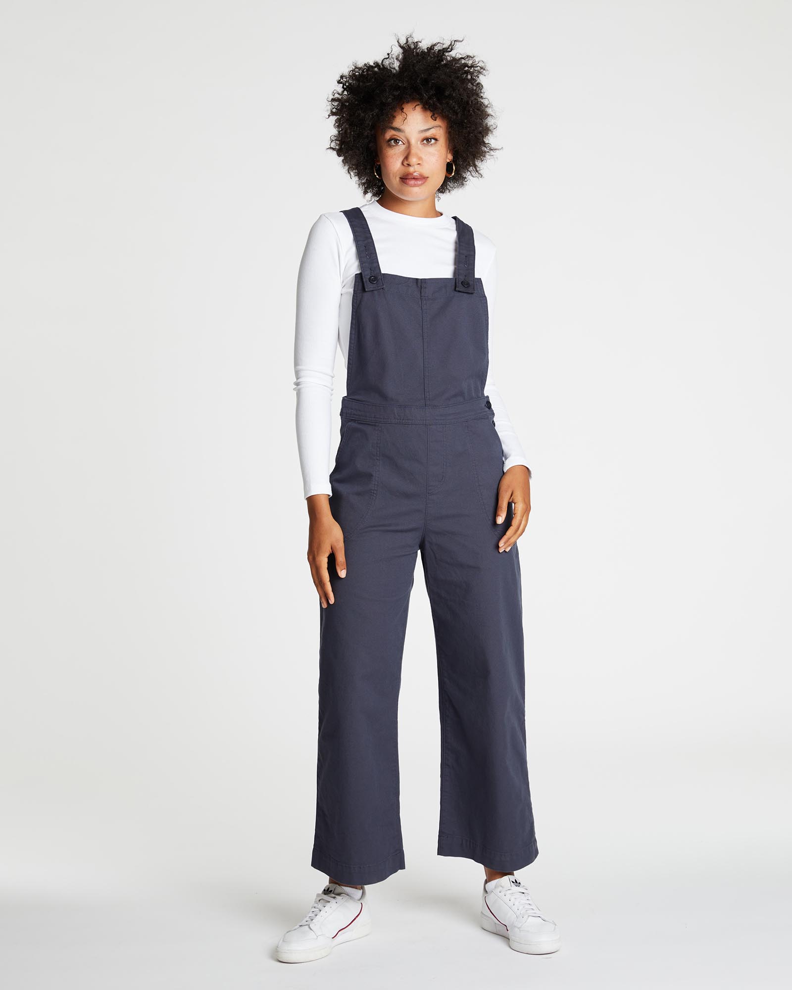 Women's Stand Up Cropped Overalls