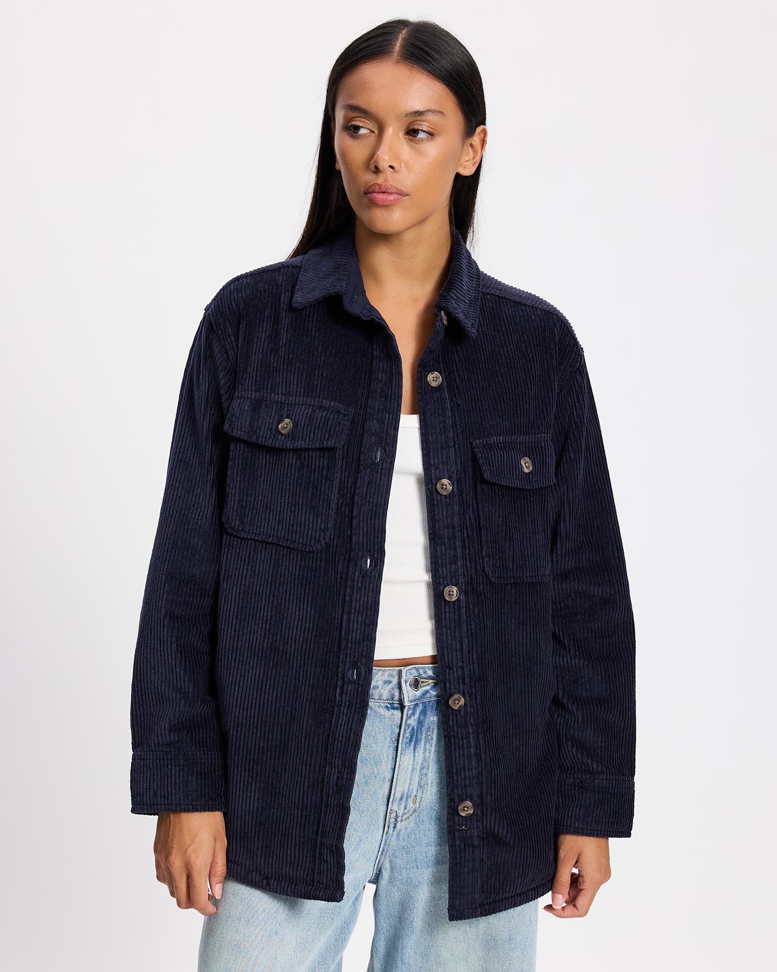 Corduroy Overshirt Jacket