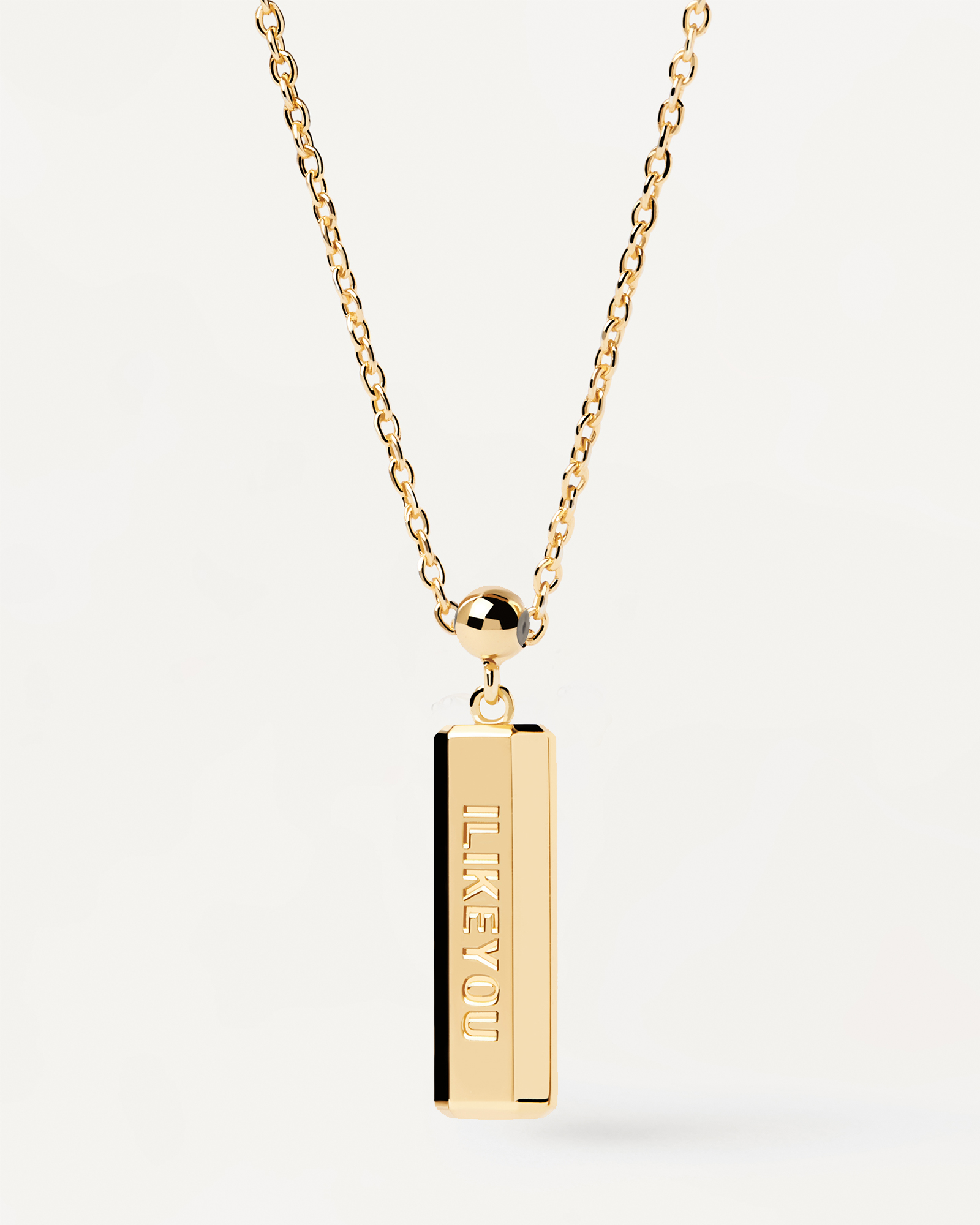 Charm Necklace I Like You Charm