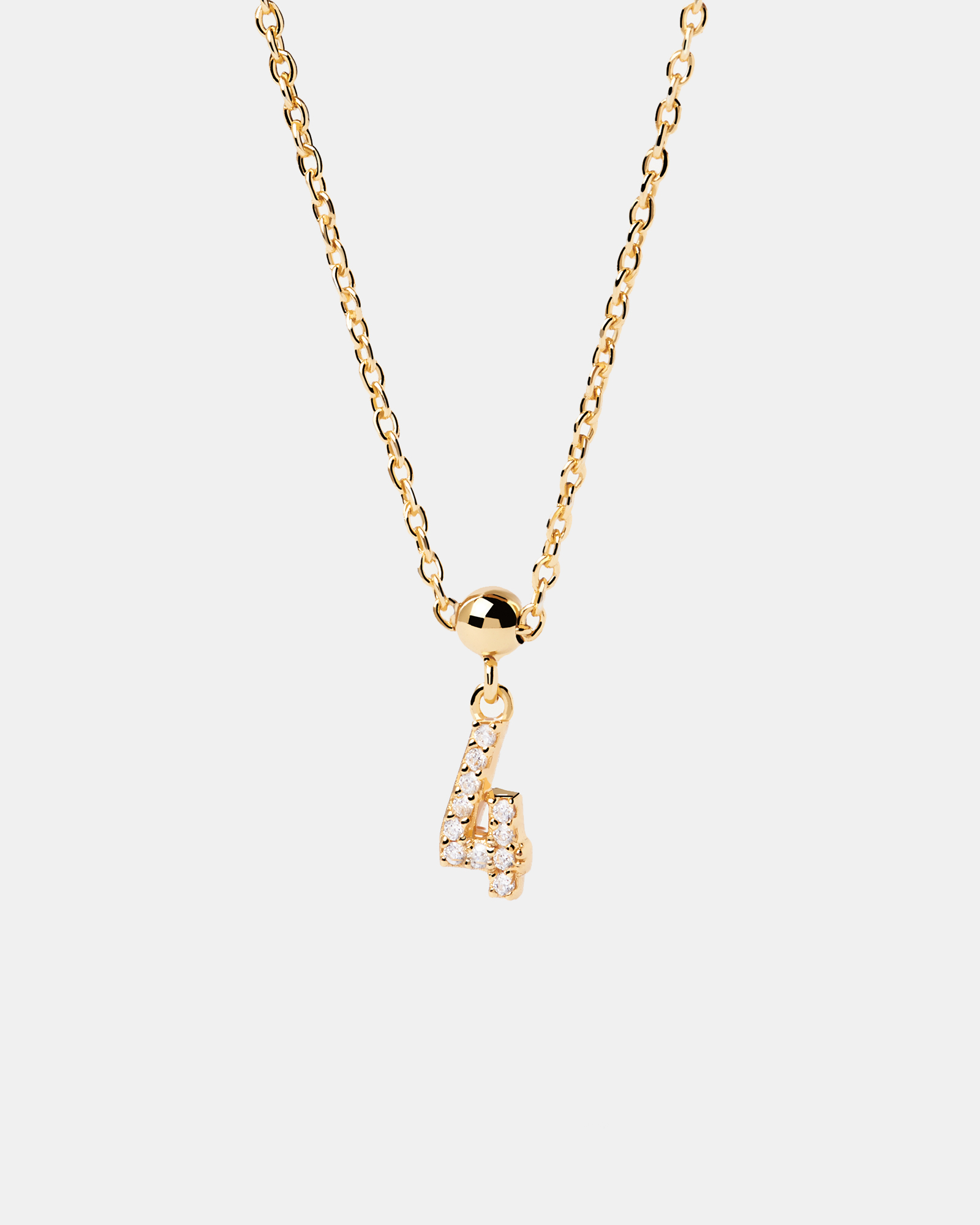 Charm Necklace Number 4 Charm