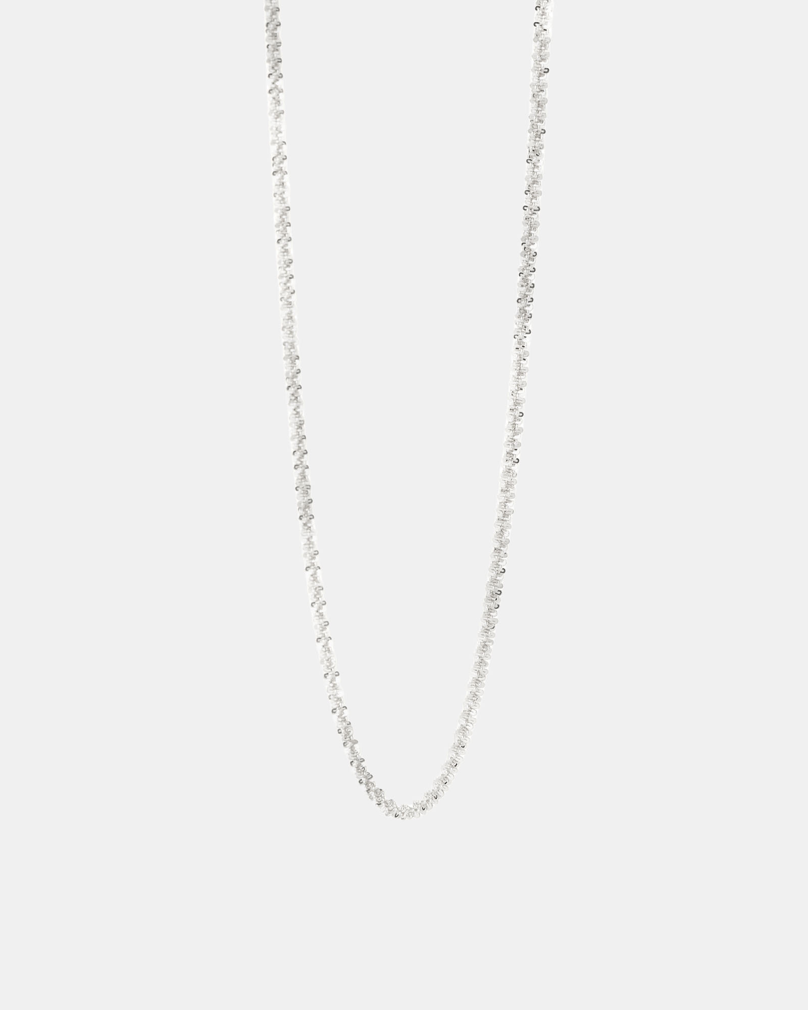 Sparkle Silver Chain Necklace