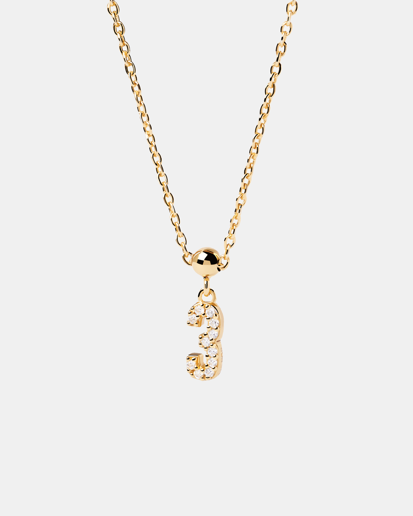 Charm Necklace Number 3 Charm