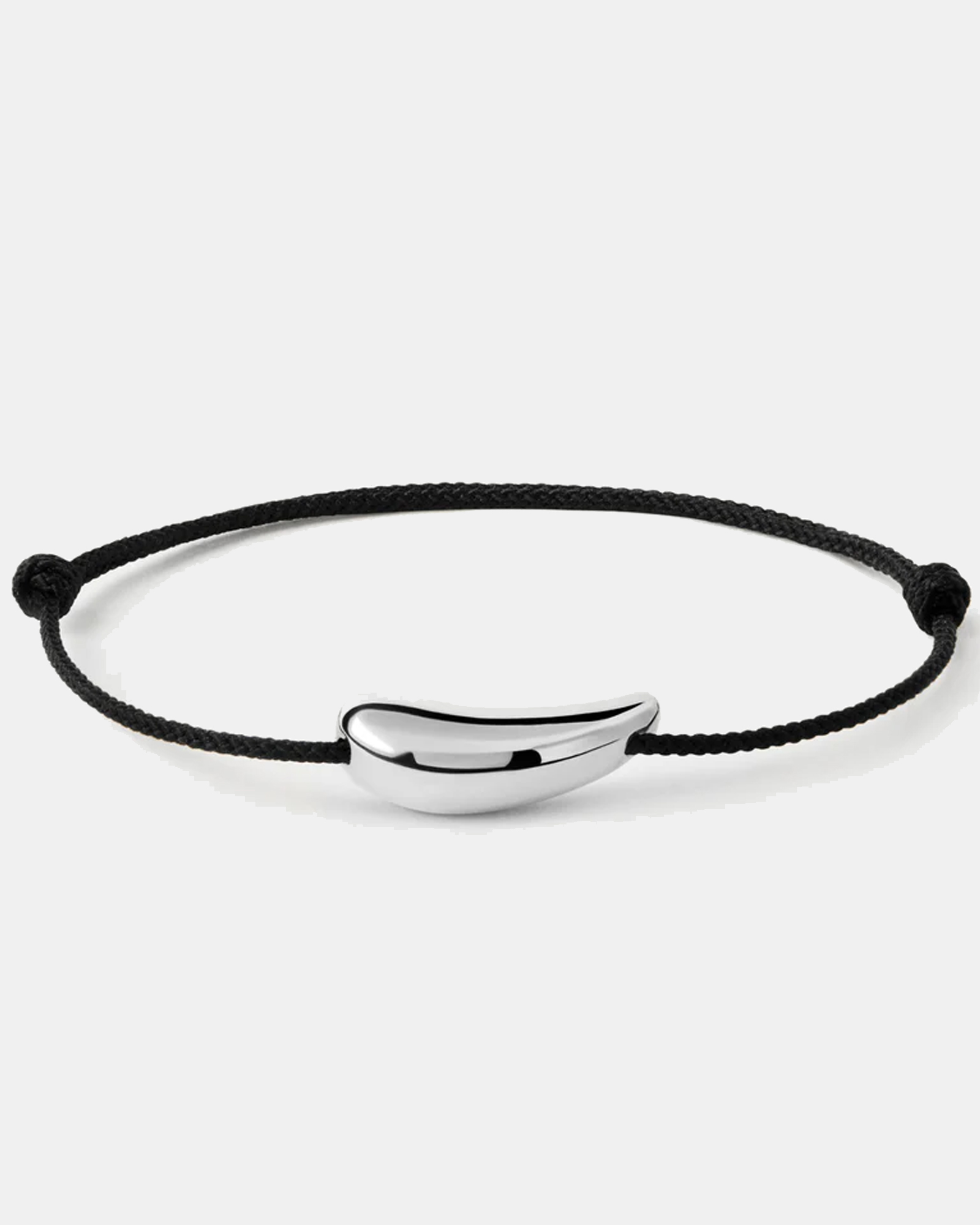 Orbit Cord Bracelet Silver