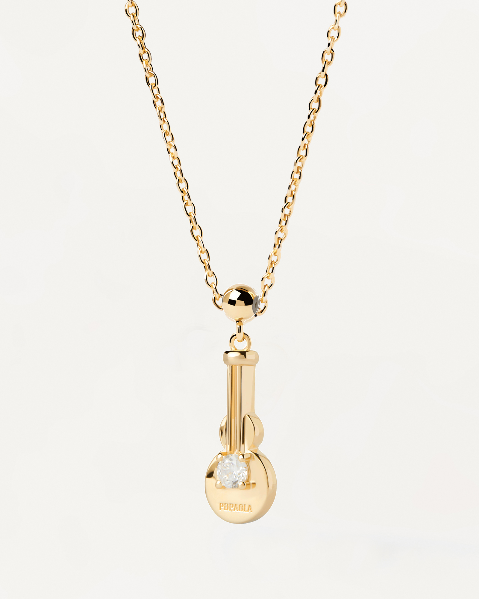 Charm Necklace Guitar Charm