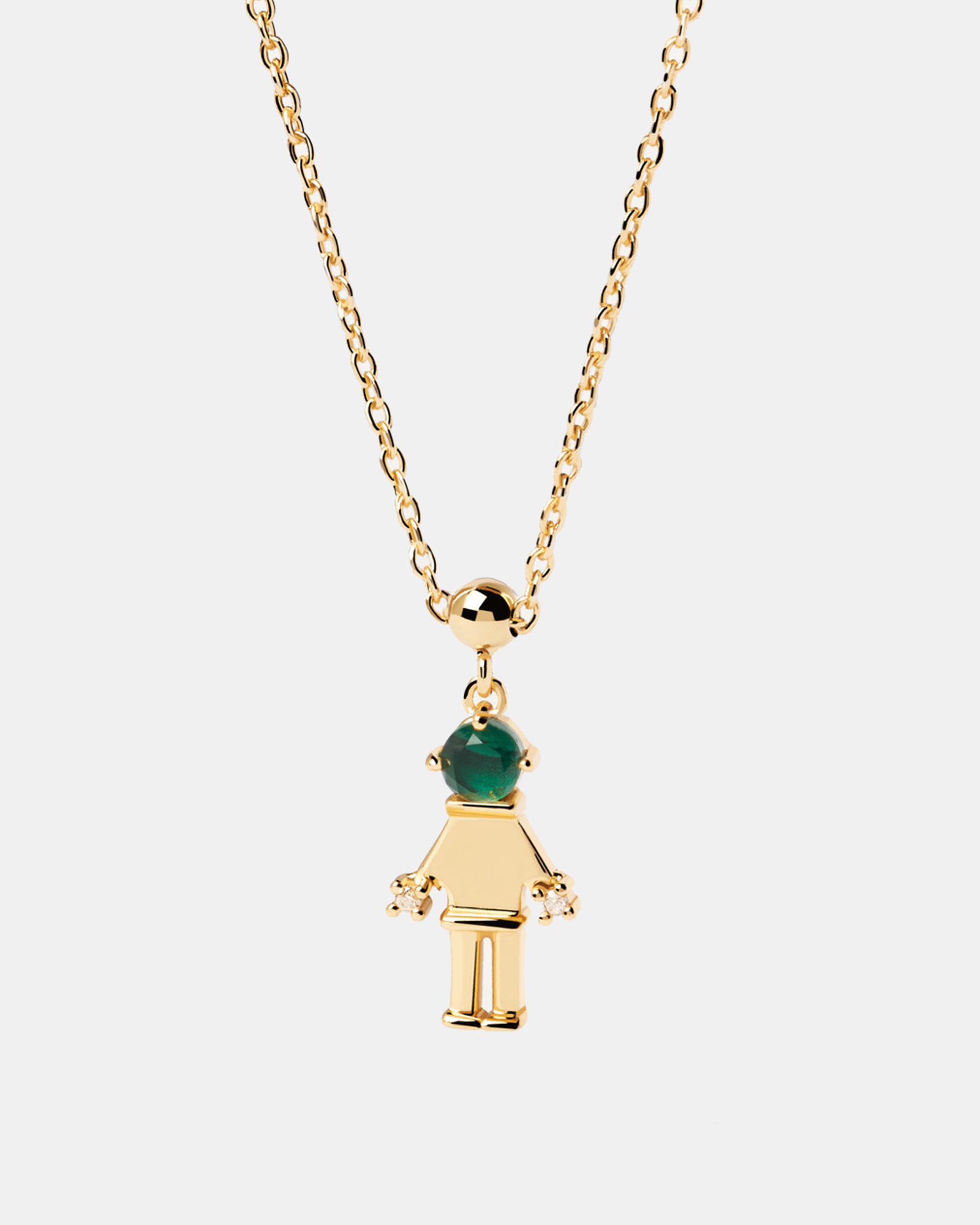 Girl & Boy Charm Necklace