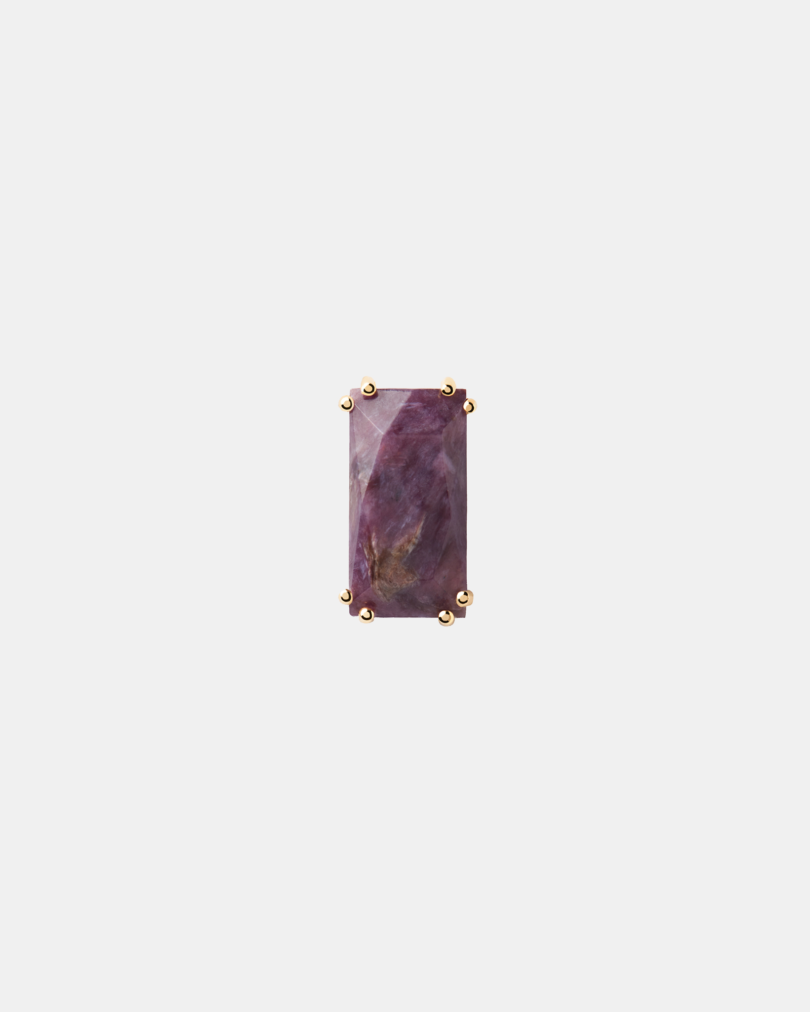 Maiko Charoite Single Earring