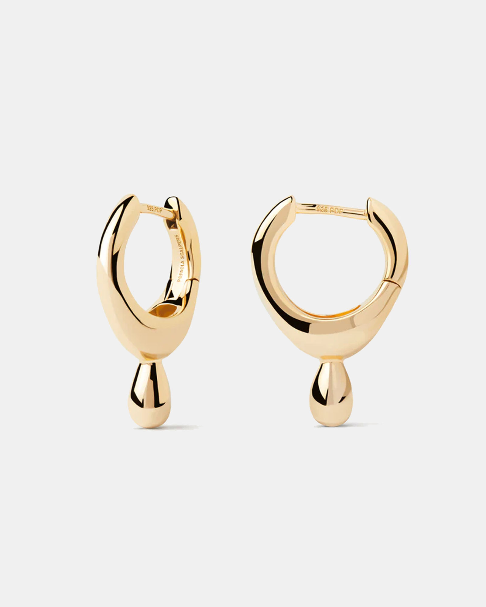 Lava Hoop Earrings