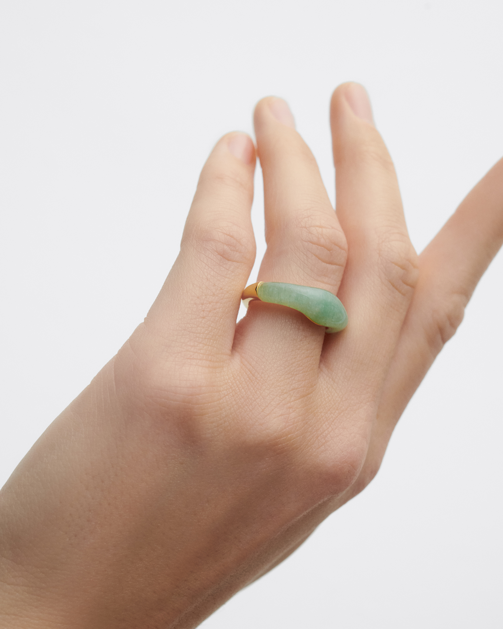 Green Aventurine Nami Ring