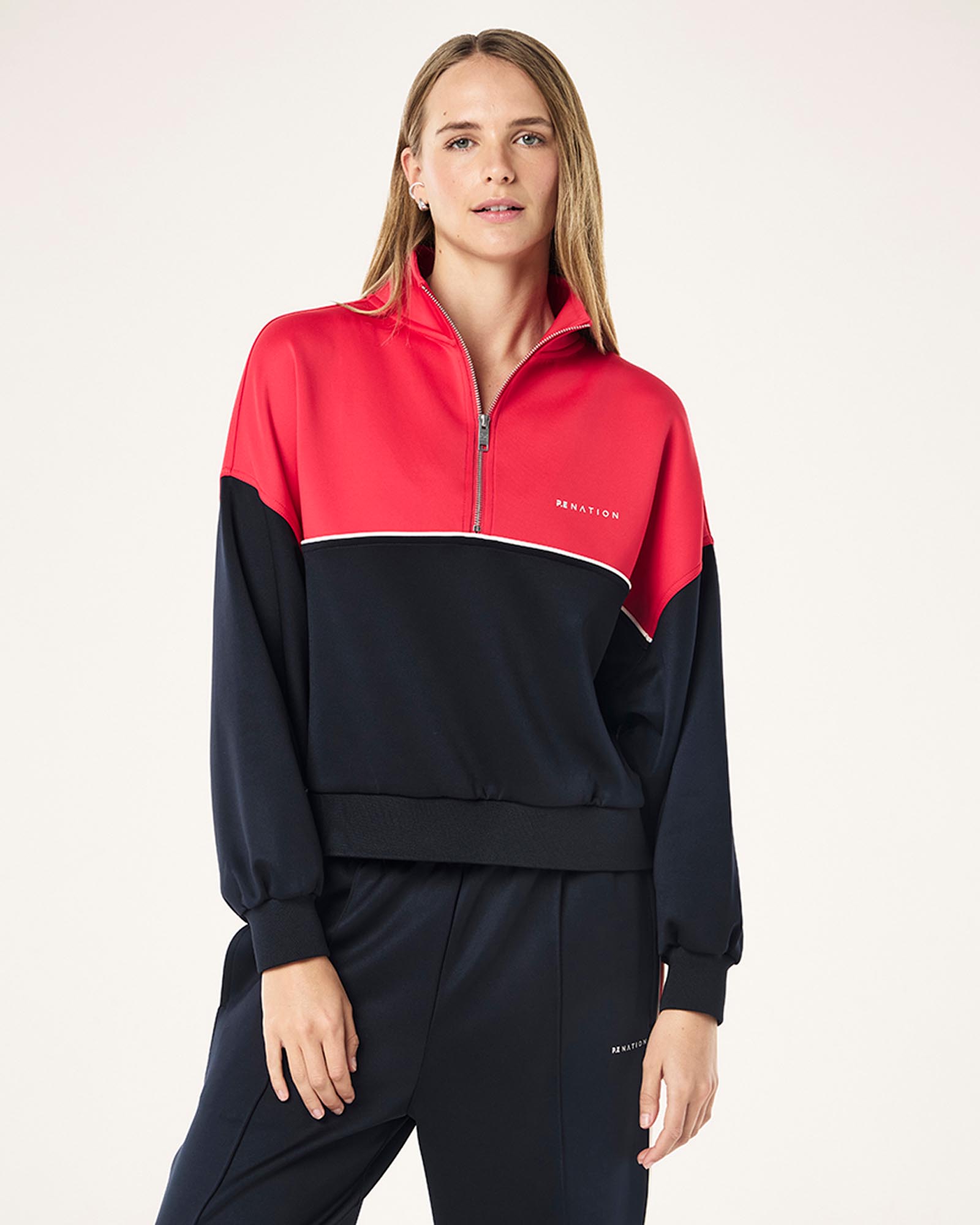 Boundless Zip Neck Sweat