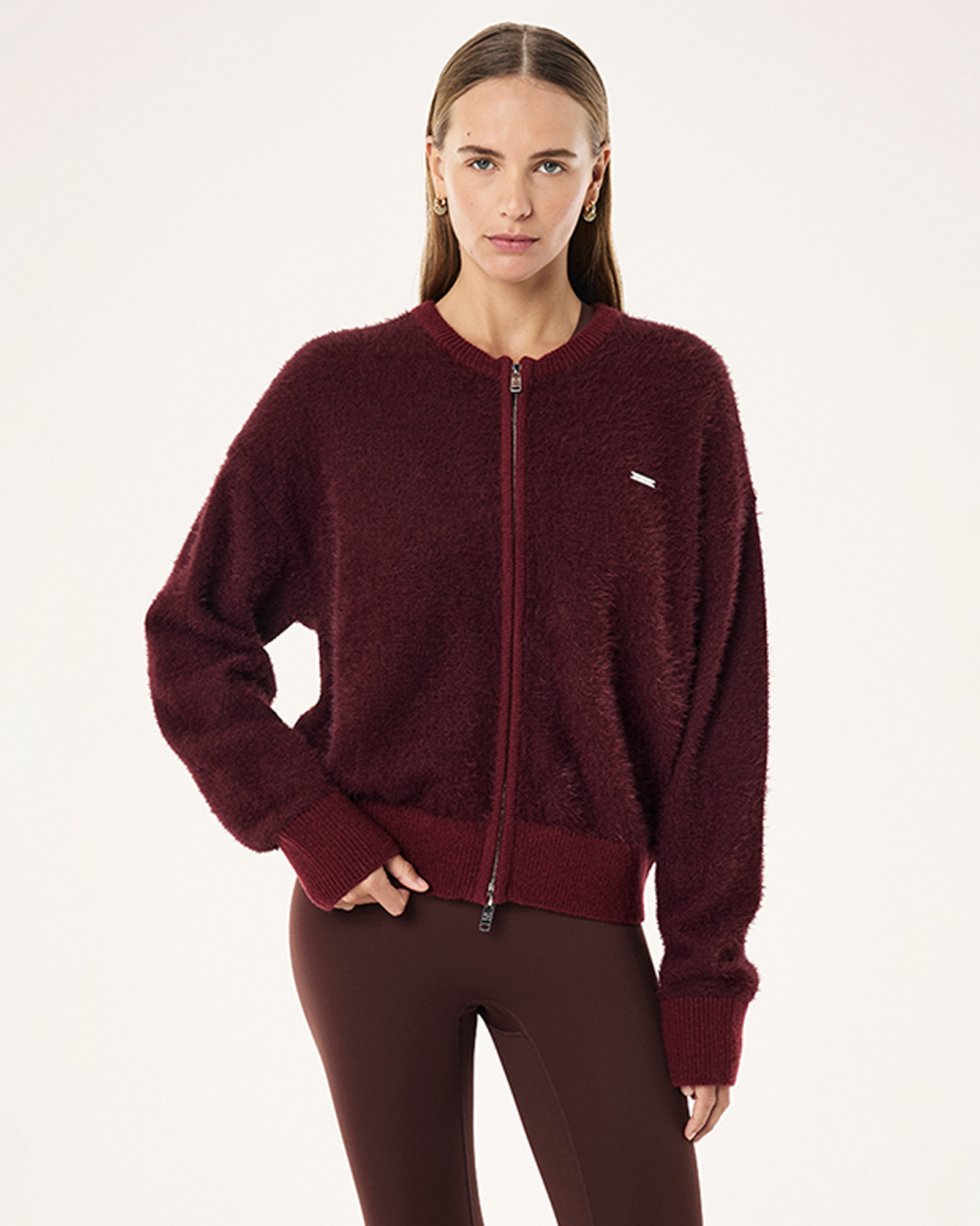 Sable Knit Bomber Jacket