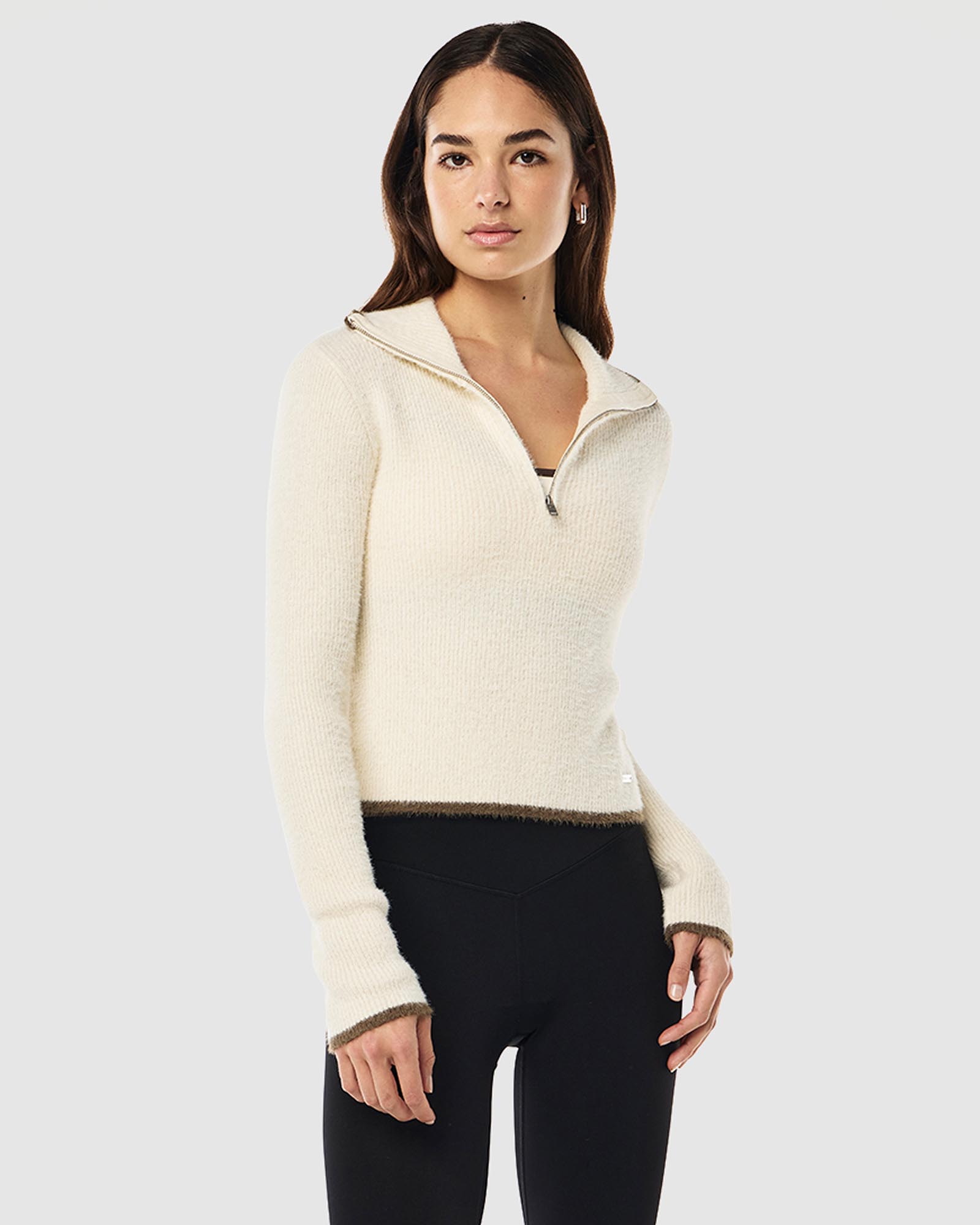 Ignite Zip Neck Knit