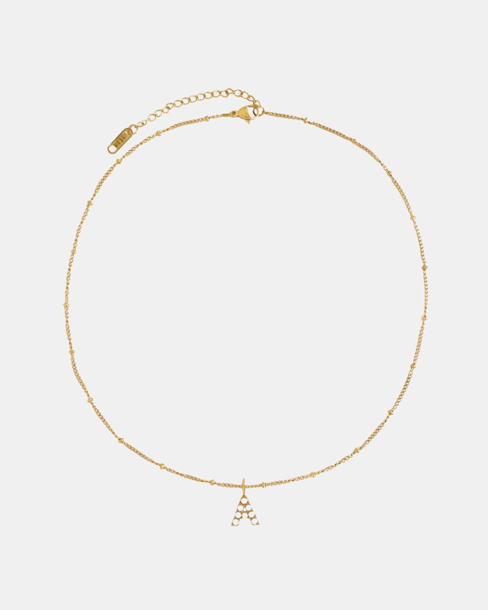 Pearl Initial Pendant Necklace
