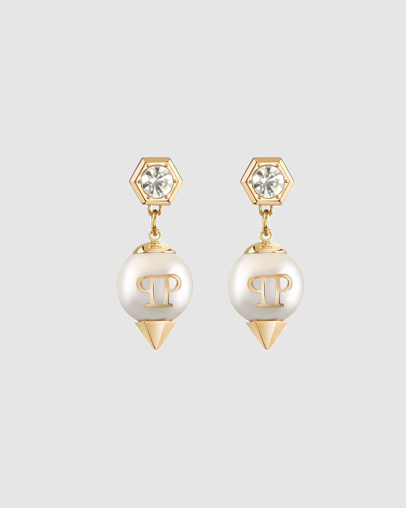 Plein Rhapsody Gold-Tone Drop Earrings
