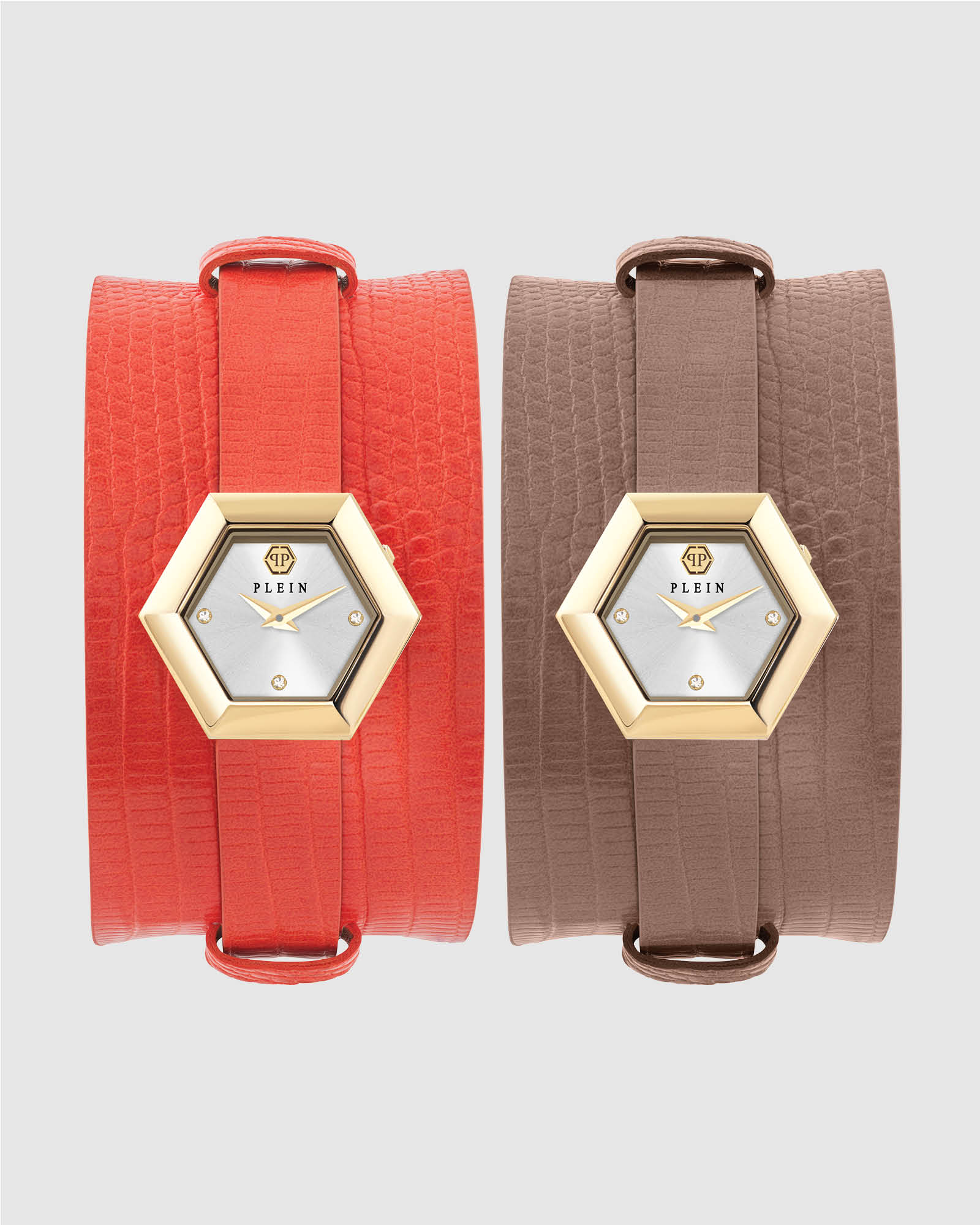 LA JUNGLE DE PLEIN 28mm Gold-Tone Analogue