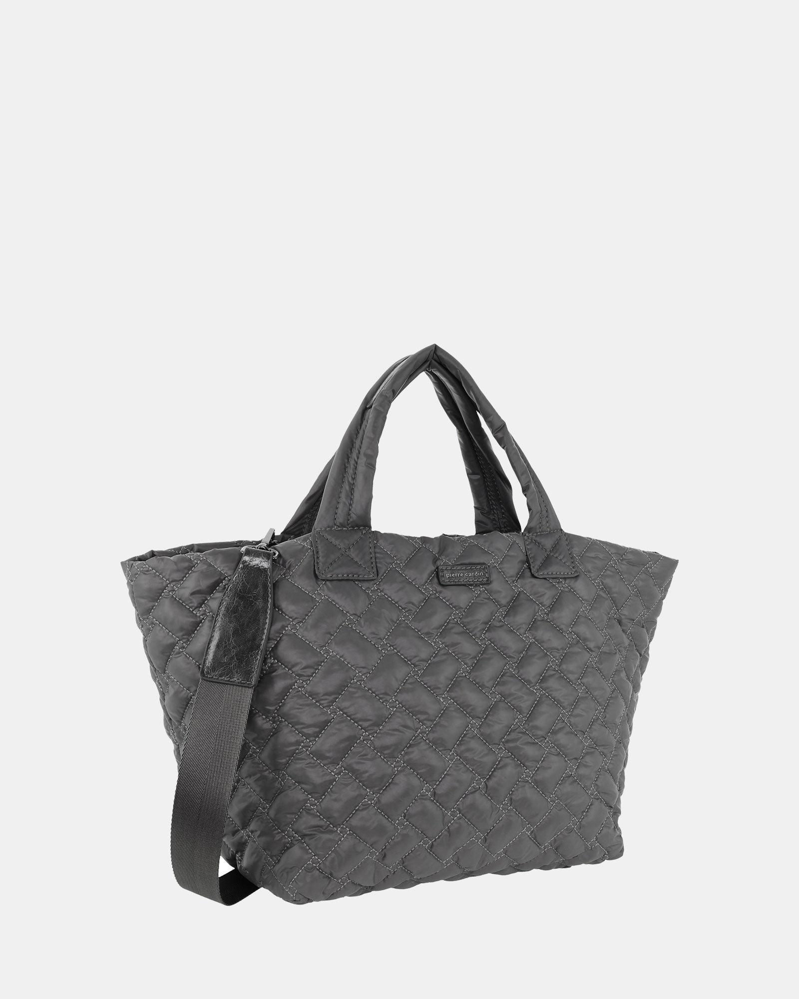 Pierre Cardin Ladies Nylon Small Quilted Tote Bag