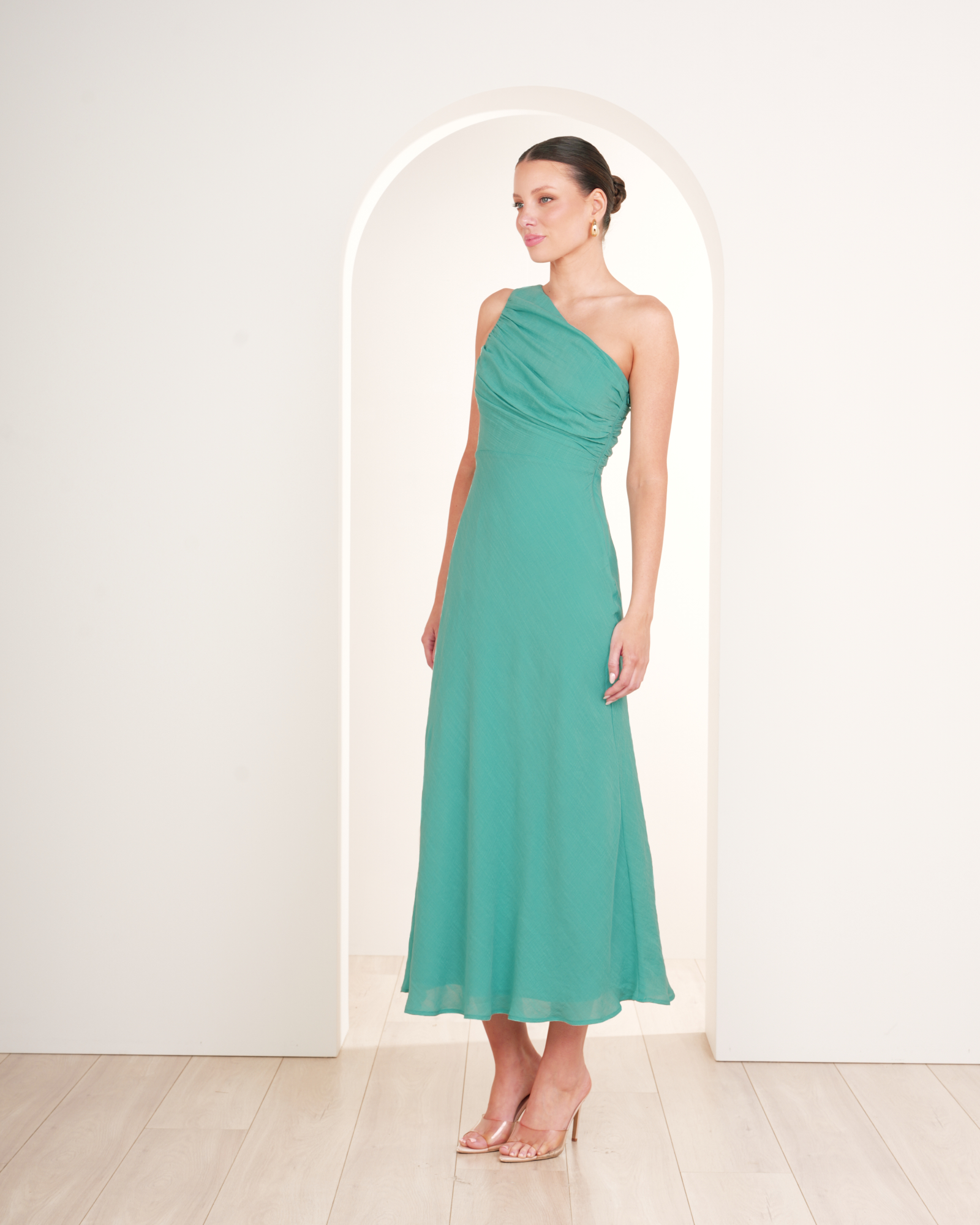 Harvey One Shoulder Maxi Dress
