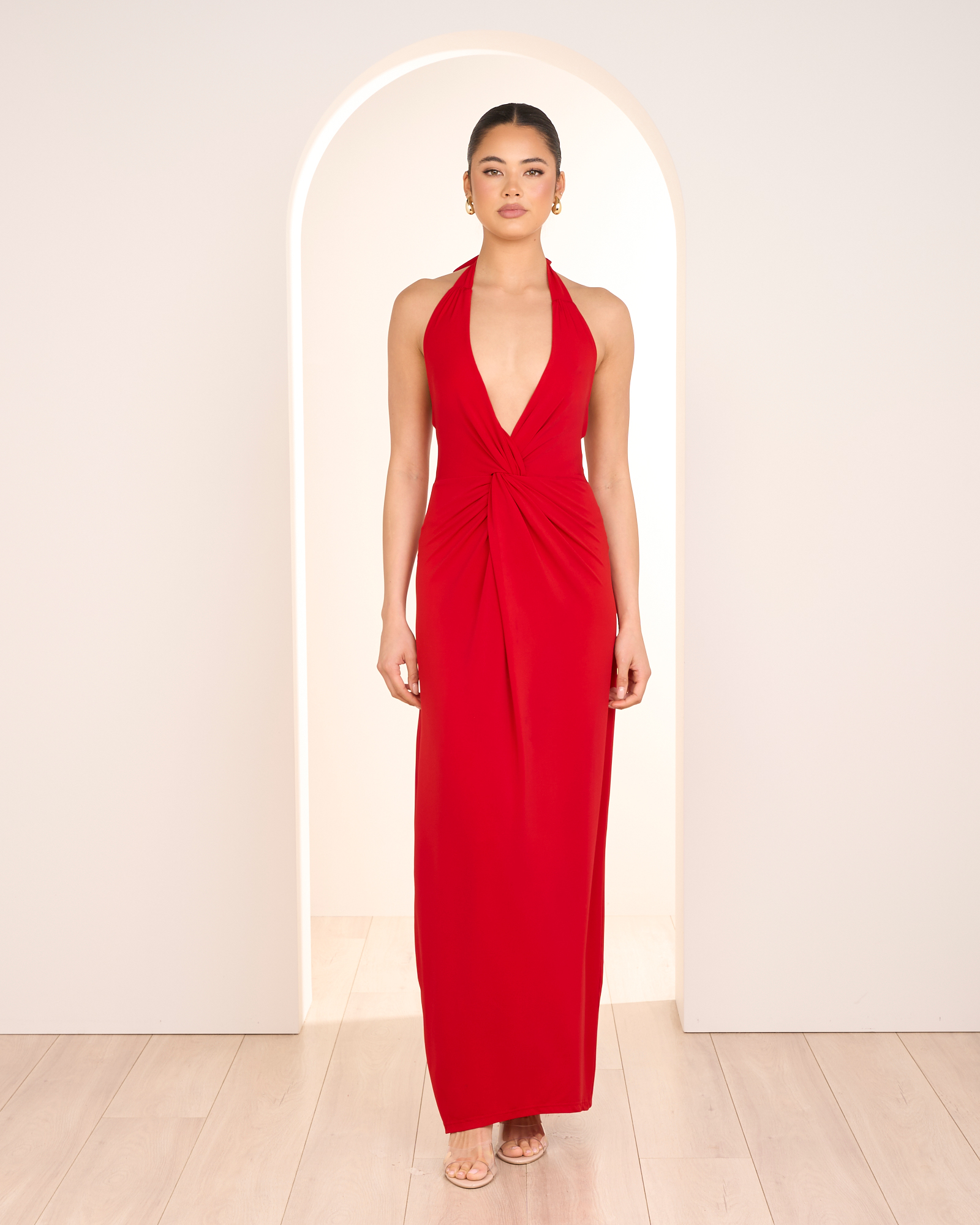 Tirelli Halter Maxi Dress