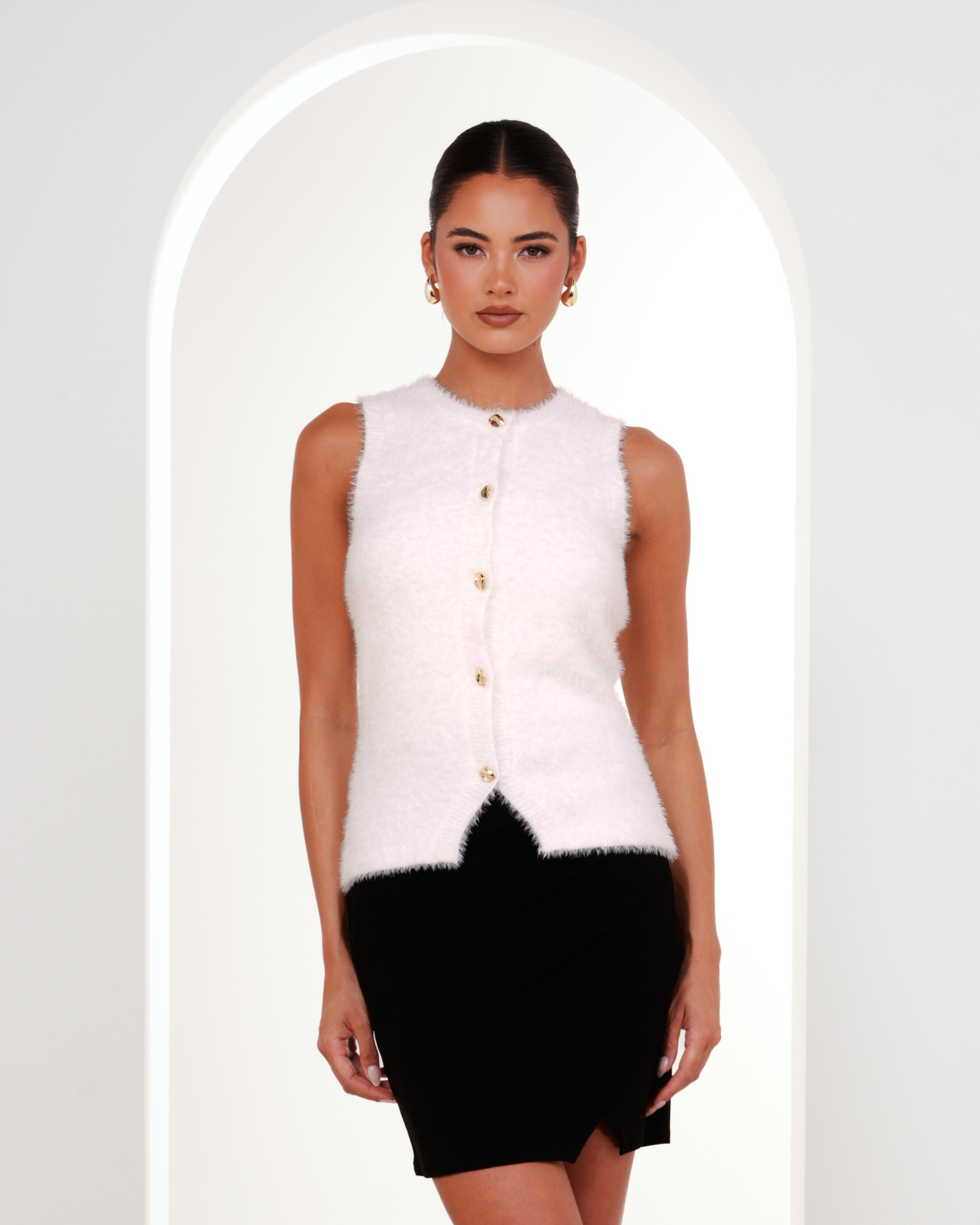 Fifi Fuzzy Vest Top
