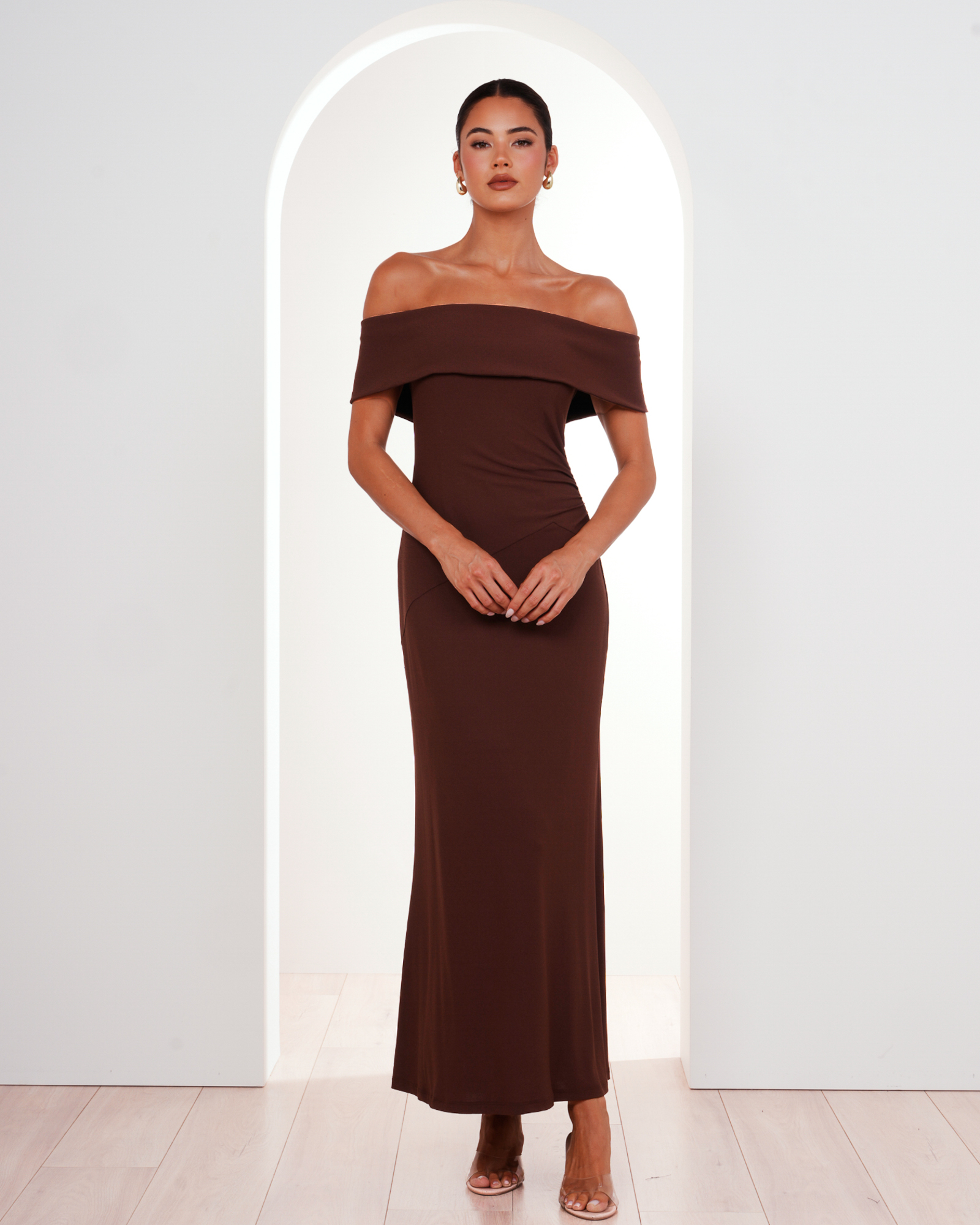 Barina Off Shoulder Gown