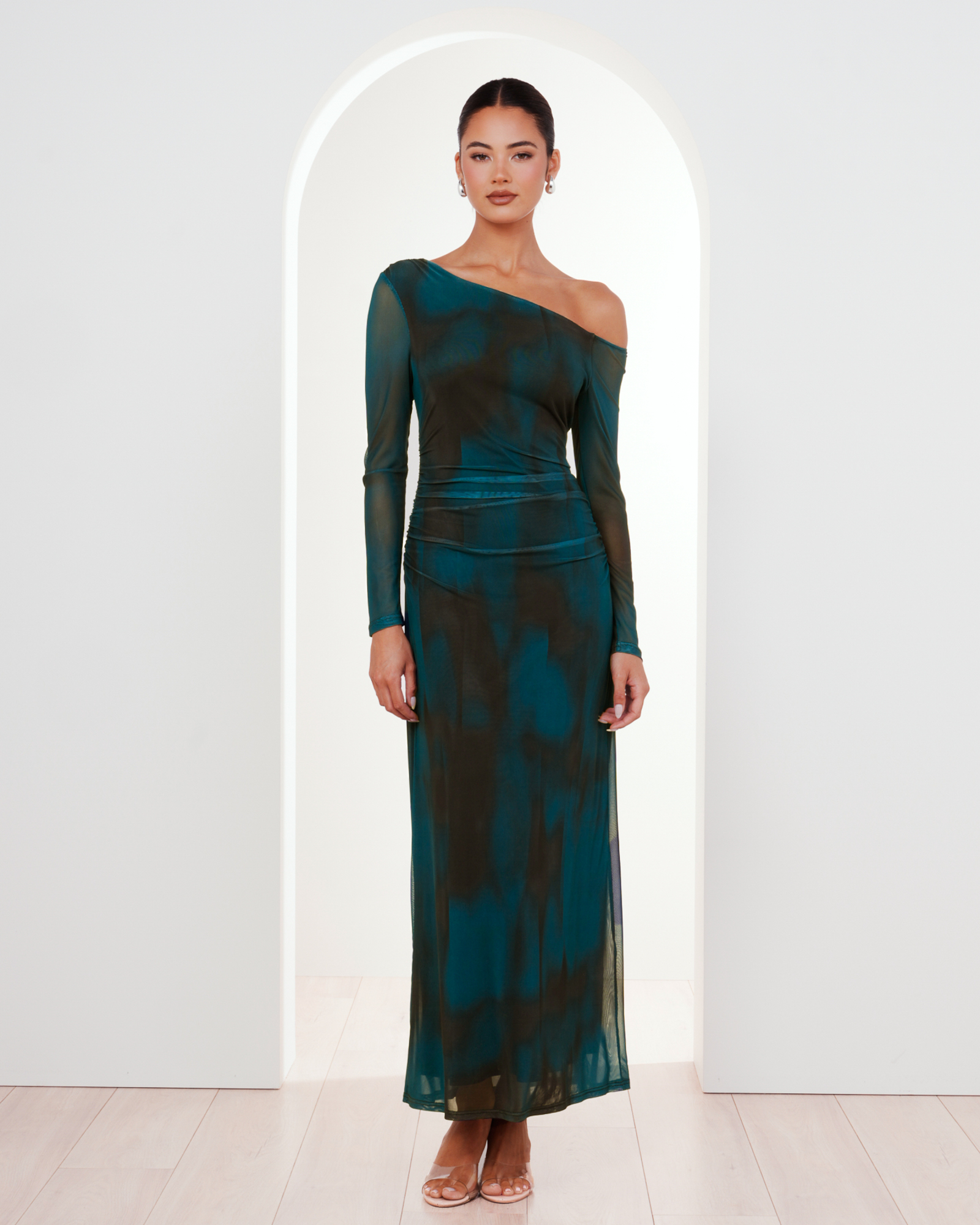Nara Asymmetric Neck Maxi