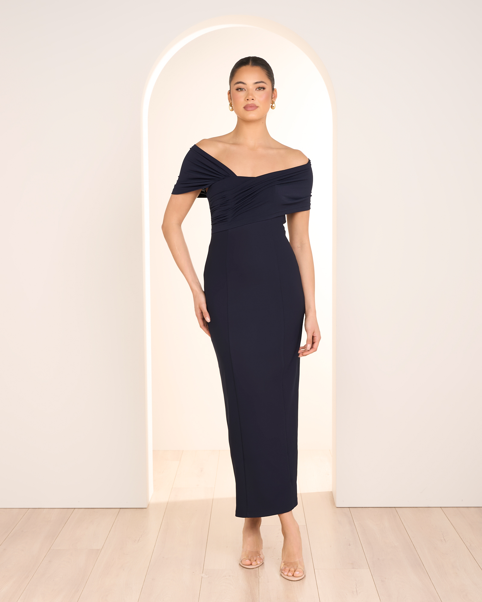 Eva Off Shoulder Maxi Dress