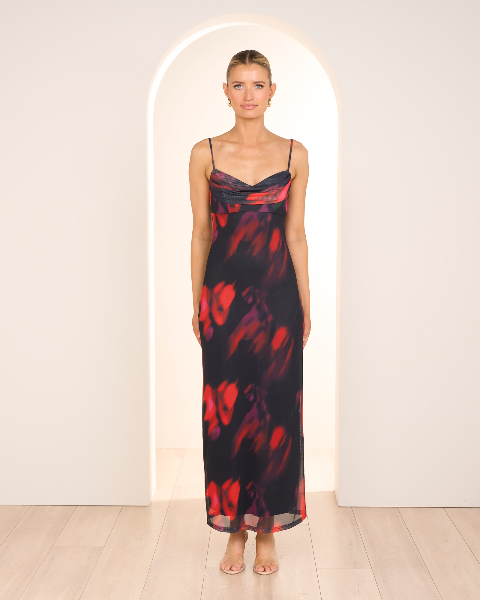 Alabama Cowl Neck Maxi Dress