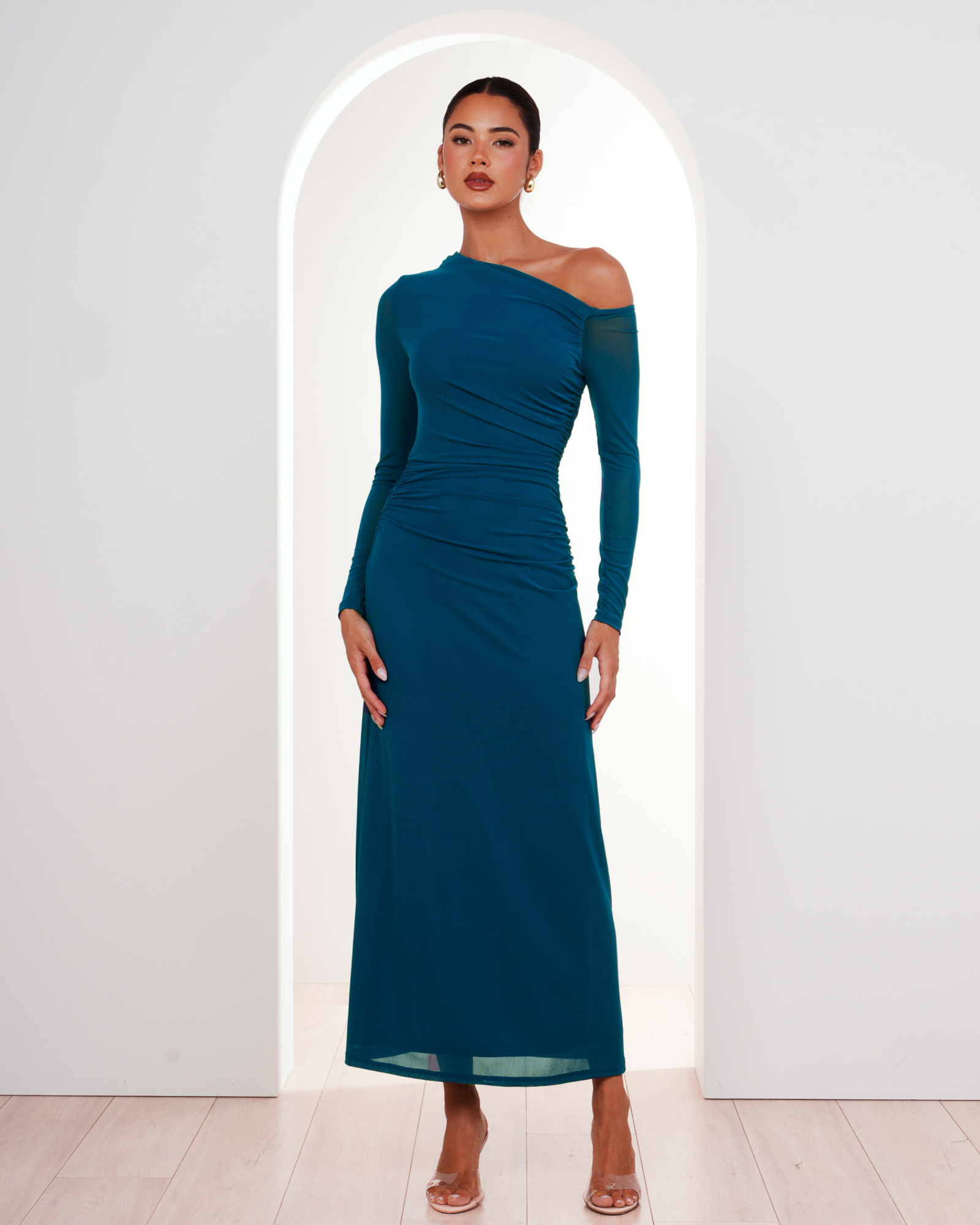 Heidi Asymmetric Maxi Dress