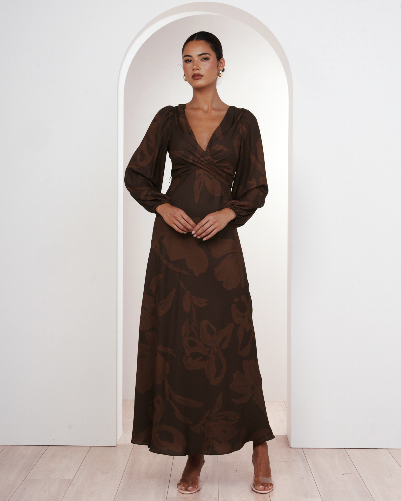 Coco Wrap Front Maxi Dress