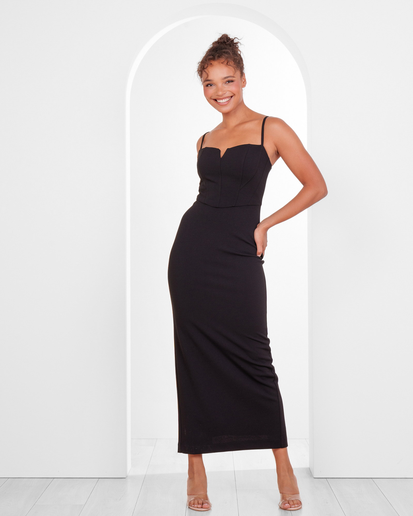 Neve Sleeveless Corset Gown