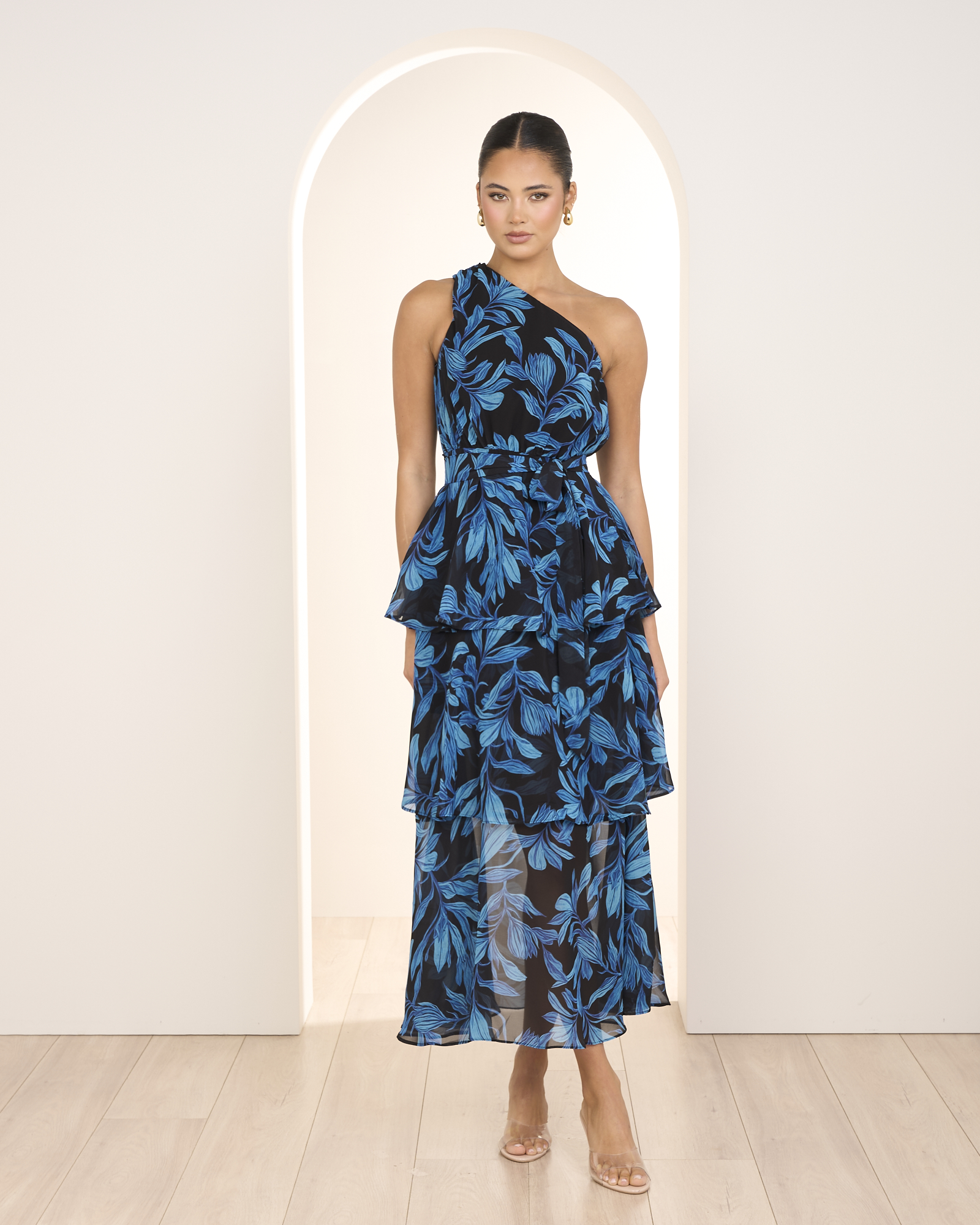 Koula One Shoulder Maxi Dress