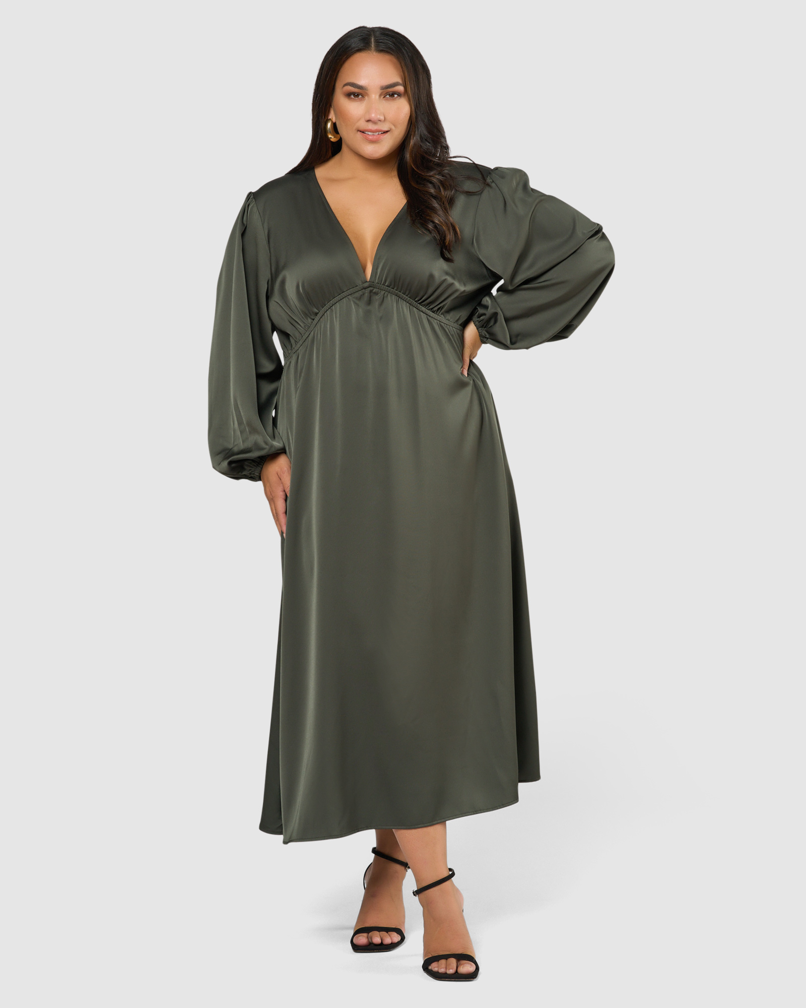 Over and Out Midi Dress