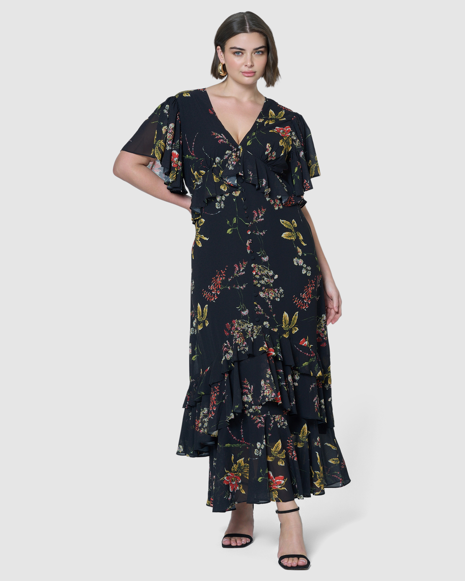 Lavinia Frill Maxi Dress