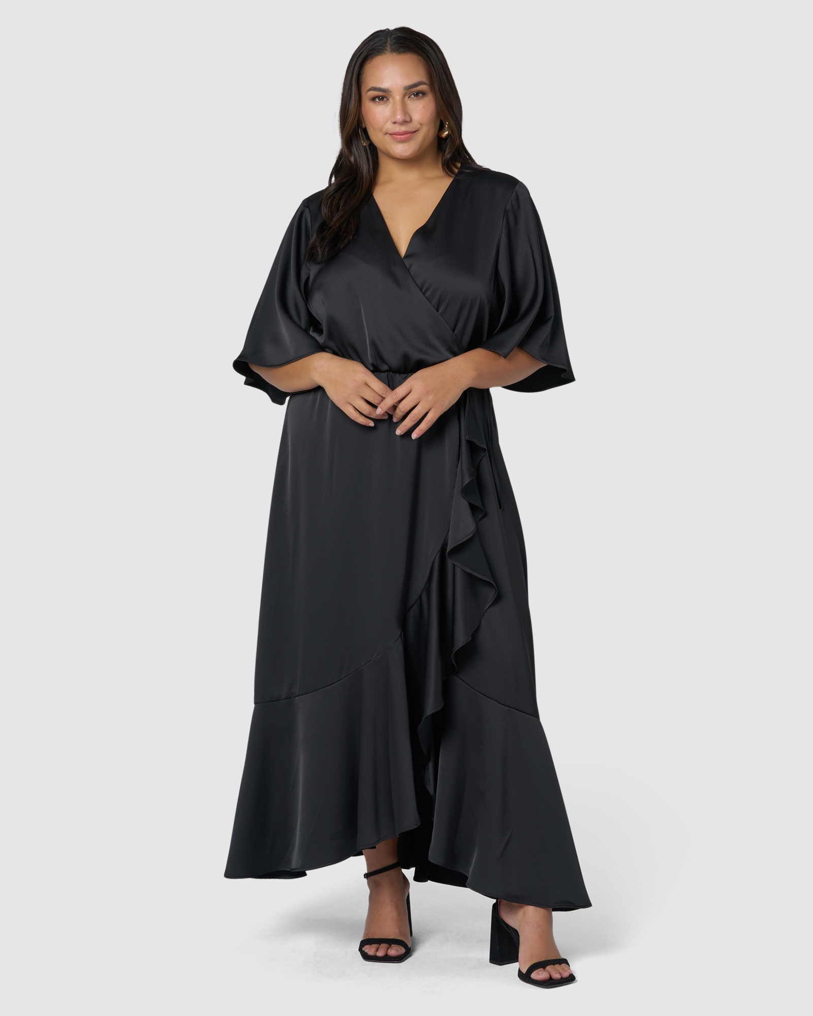 Smouldering Wrap Maxi Dress