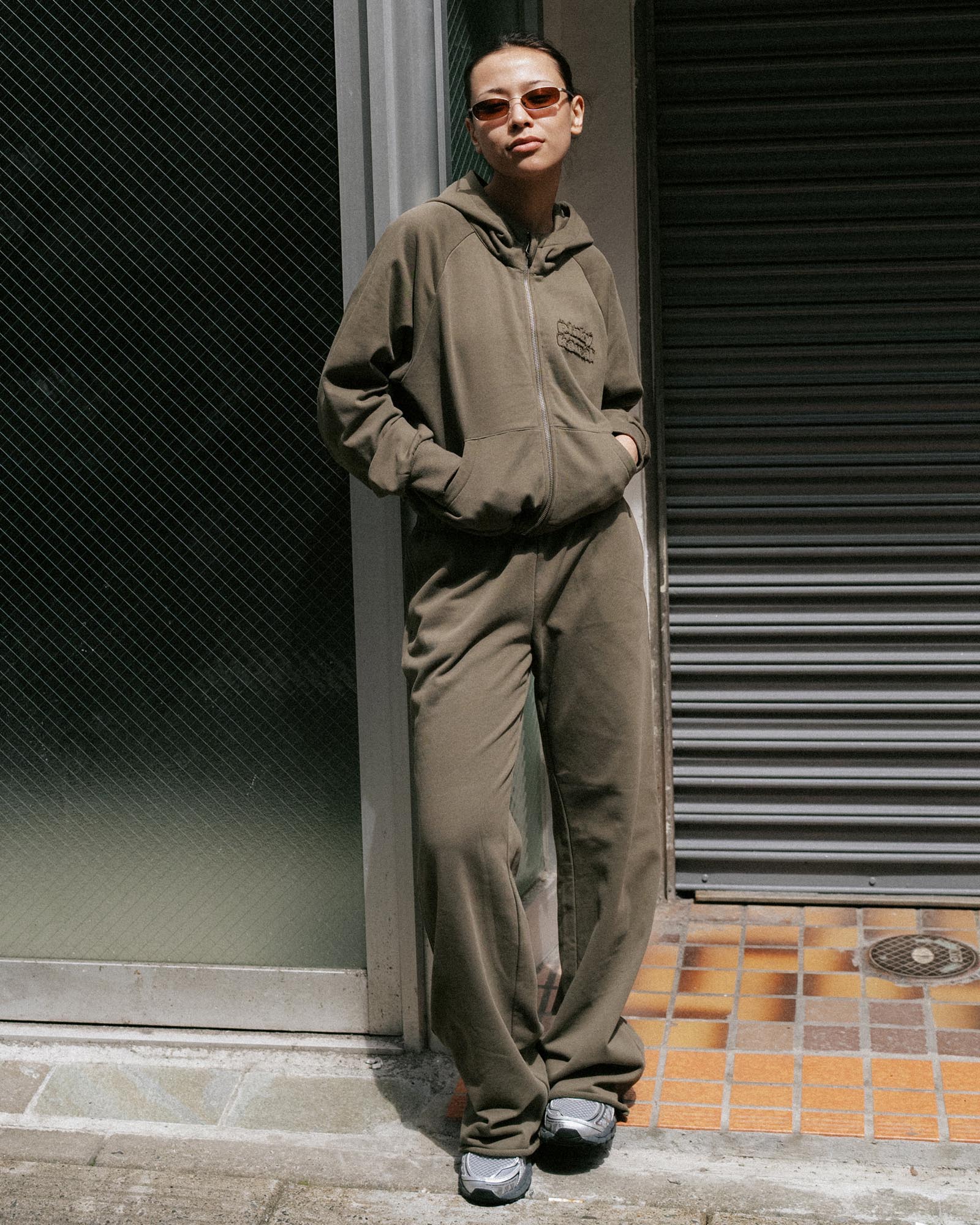 Raw Hem Trackpants