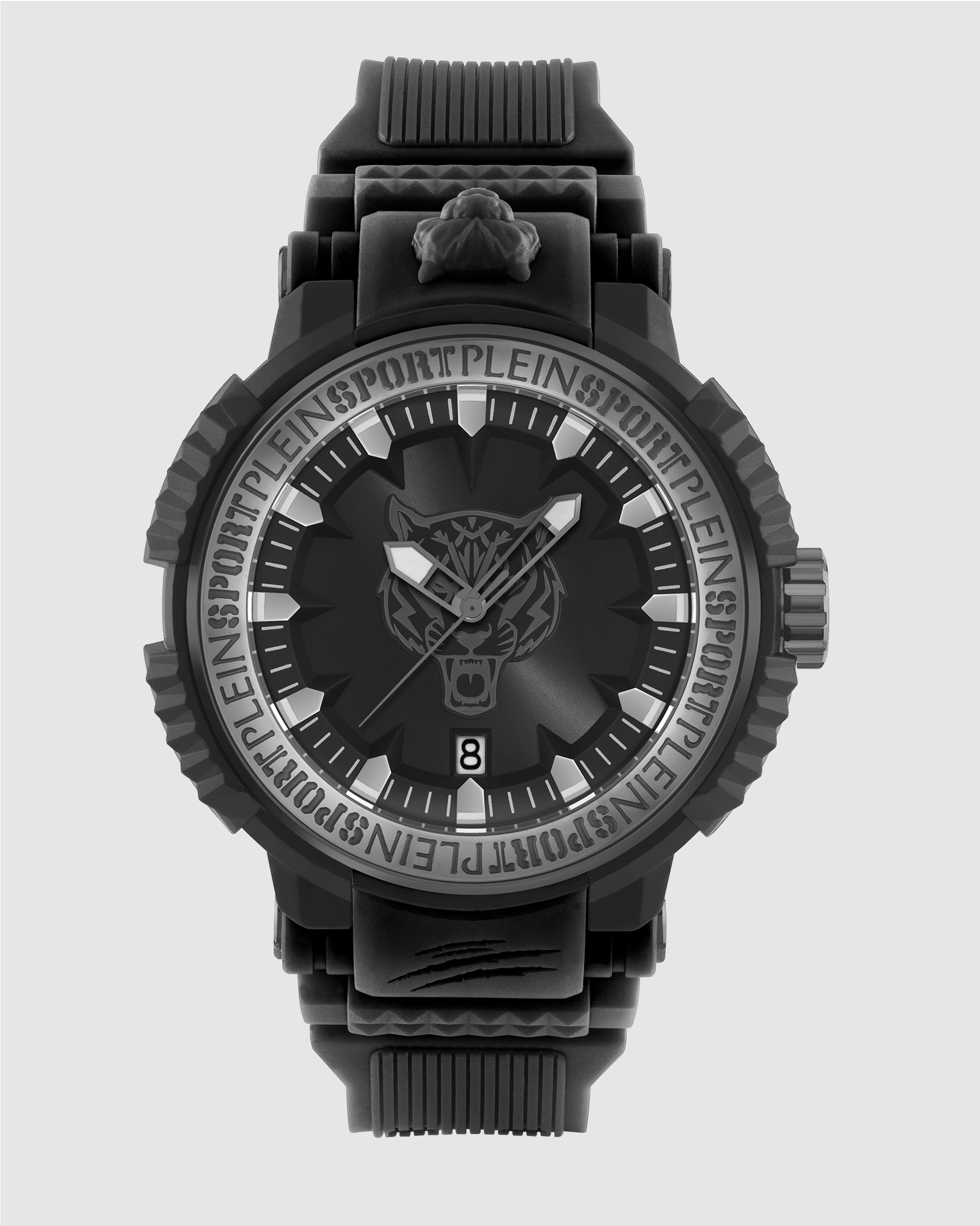 PLEIN TIGER POWER 45mm Black dial with Black strap