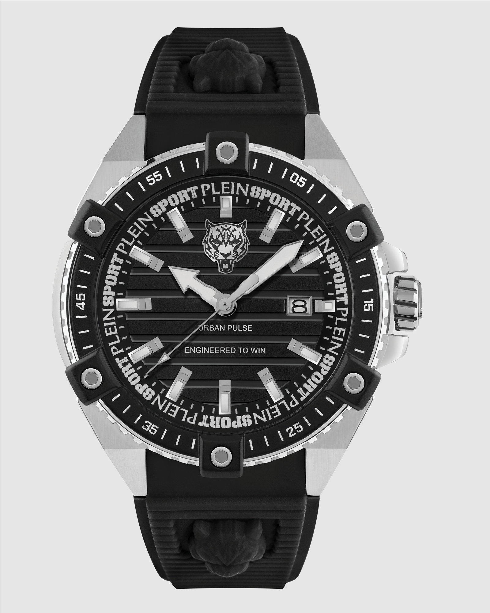 Plein Urban Pulse 47mm Black dial and Black bracelet