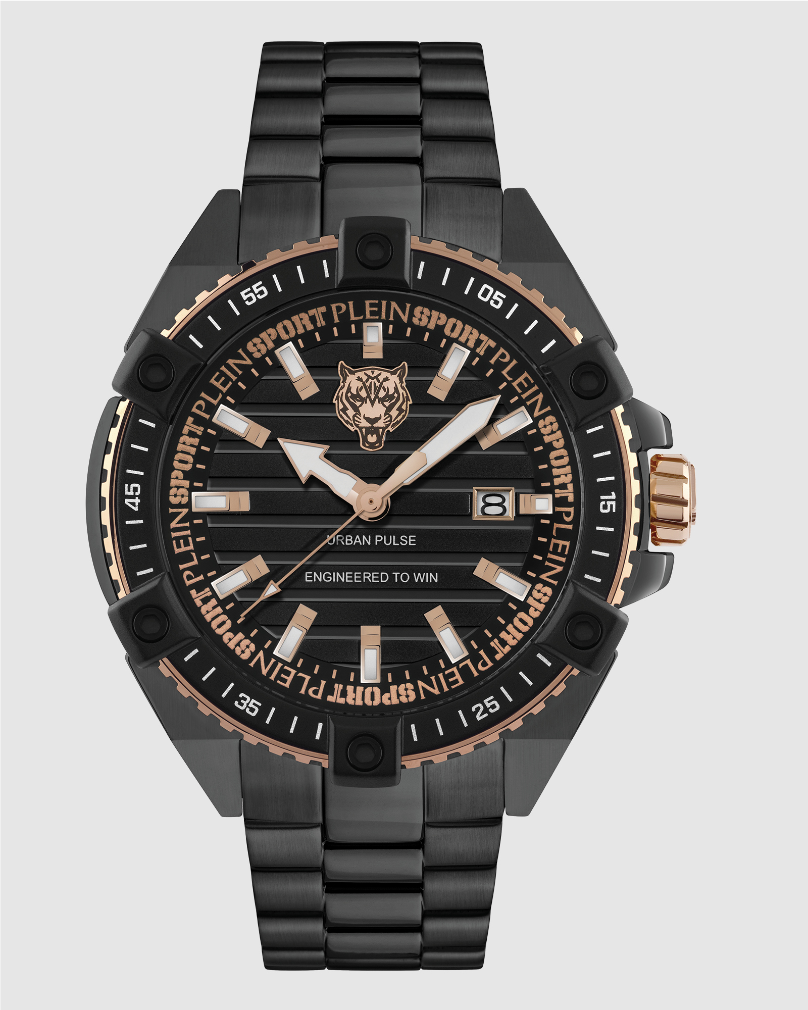 PLEIN URBAN PULSE 47mm Black dial and Black bracelet