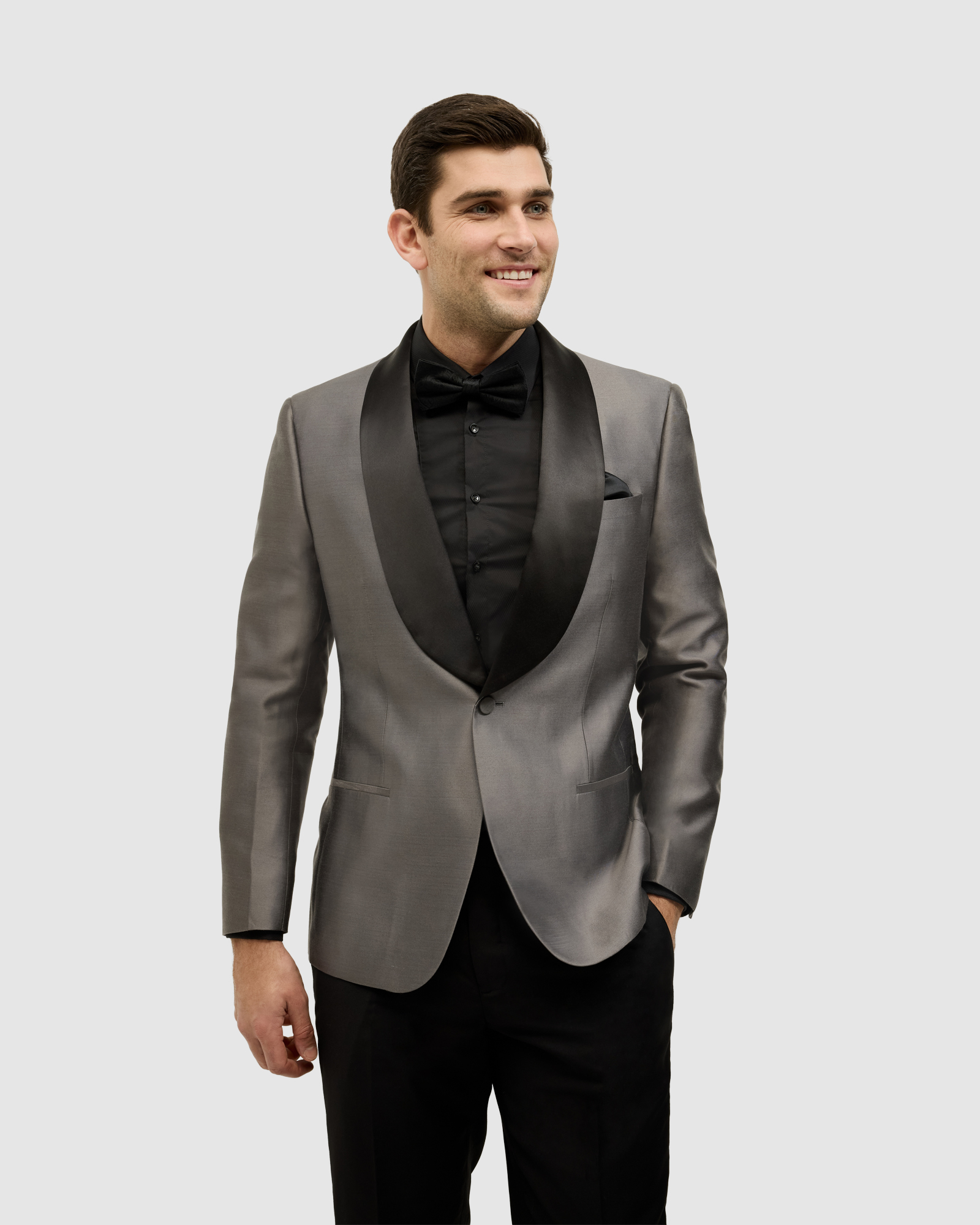 Black Tie Wool-silk Tuxedo