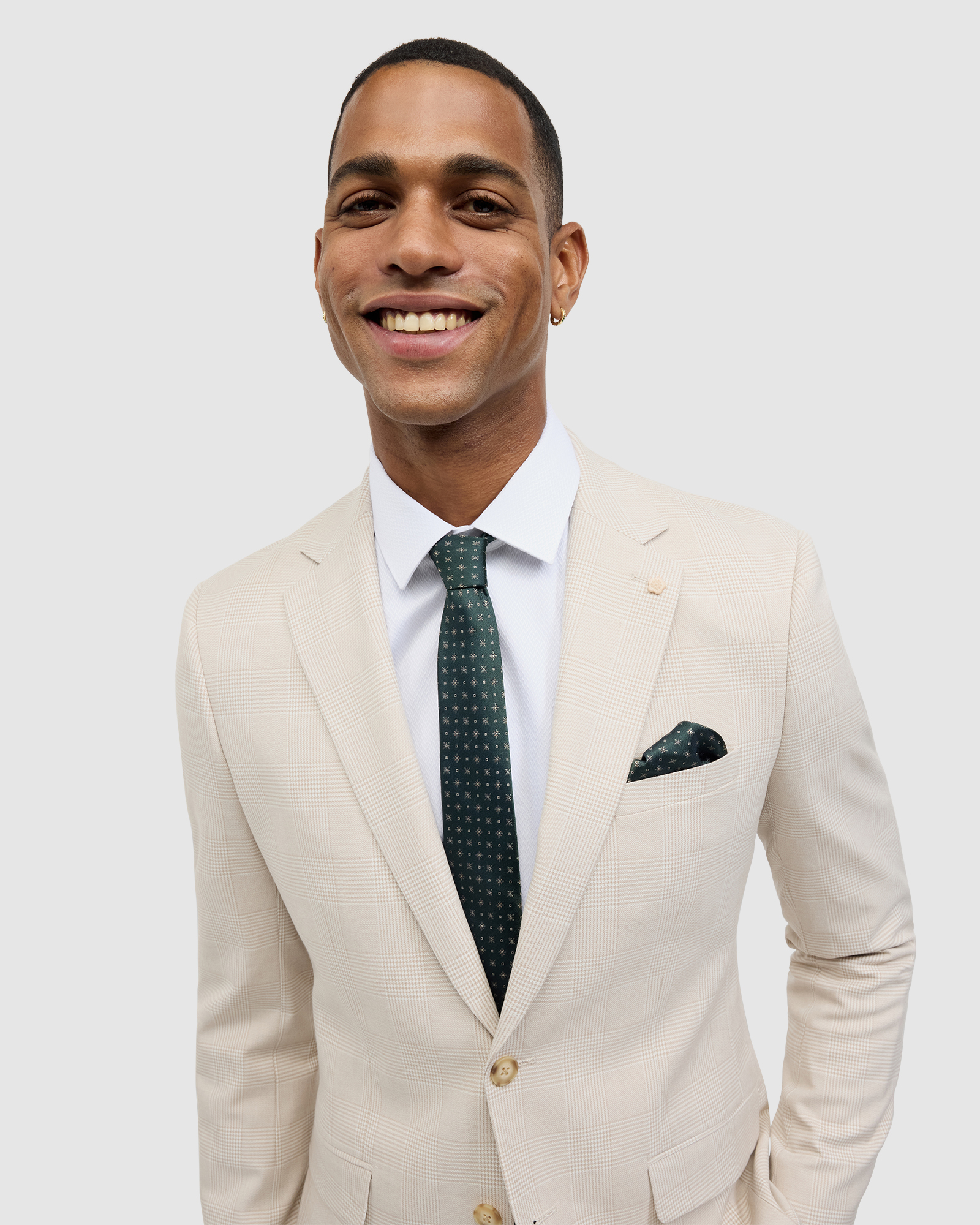 Prince Of Wales Check Tailored Jacket