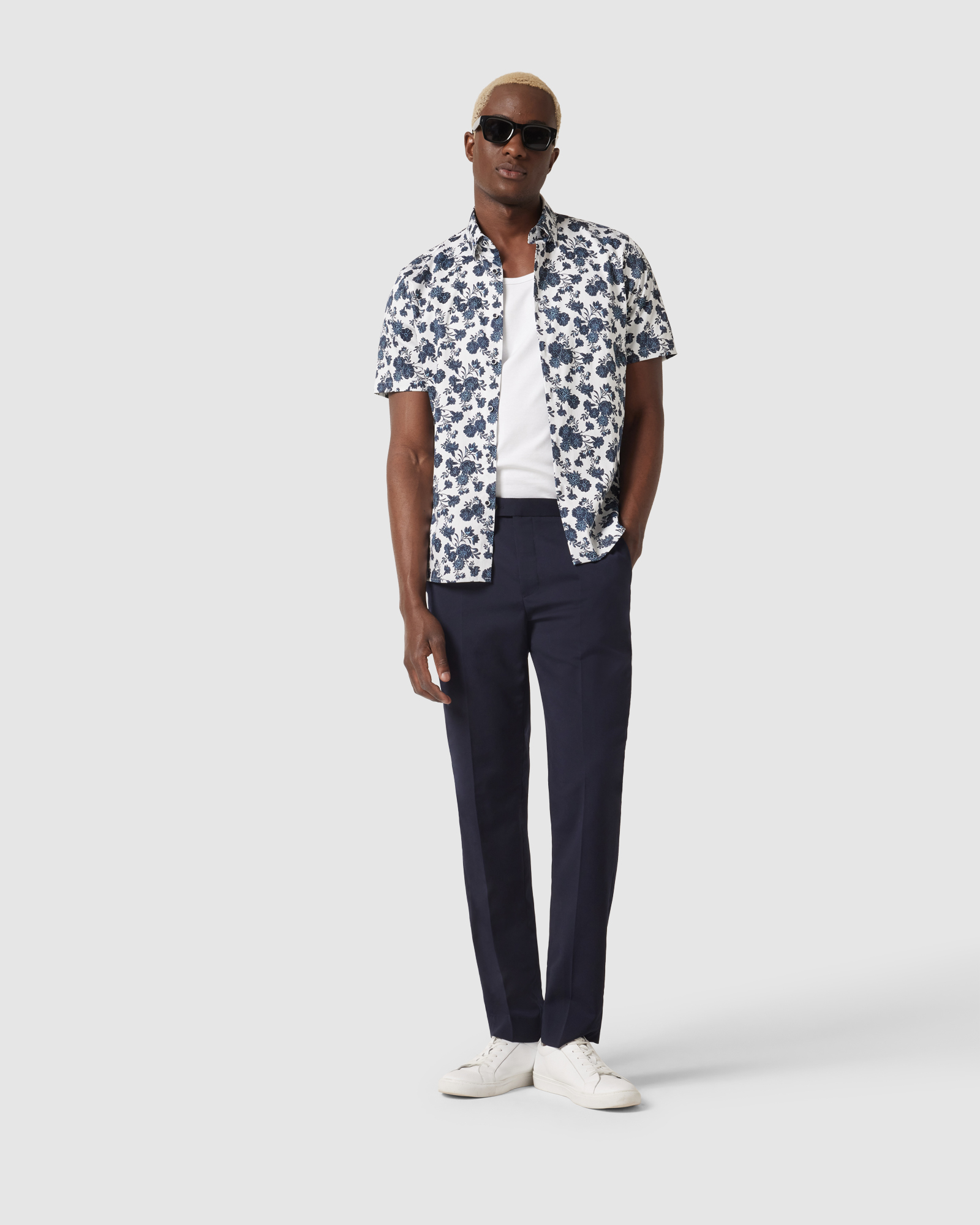 Floral Button-up Shirt