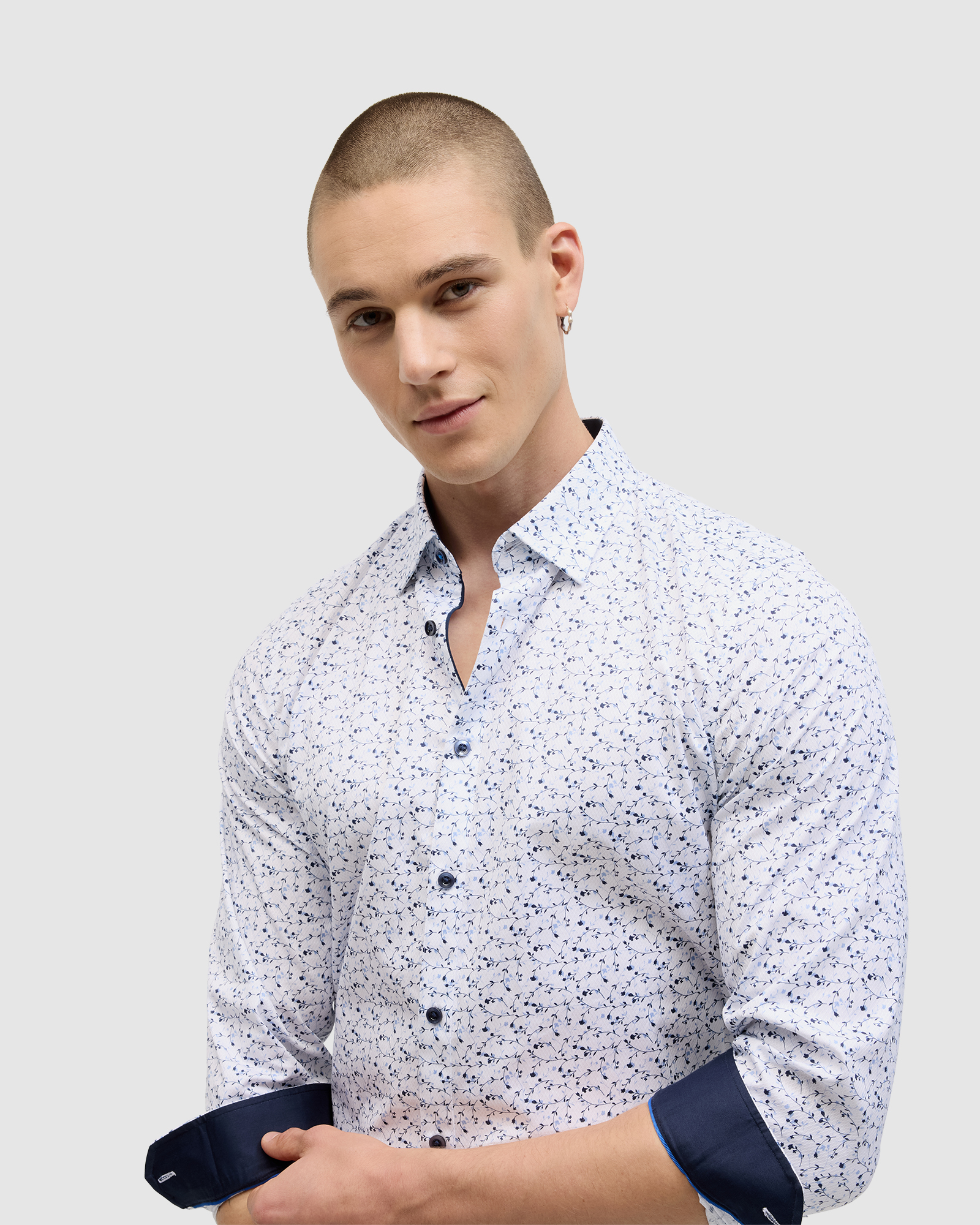 Young Floral Print Long Sleeve Shirt