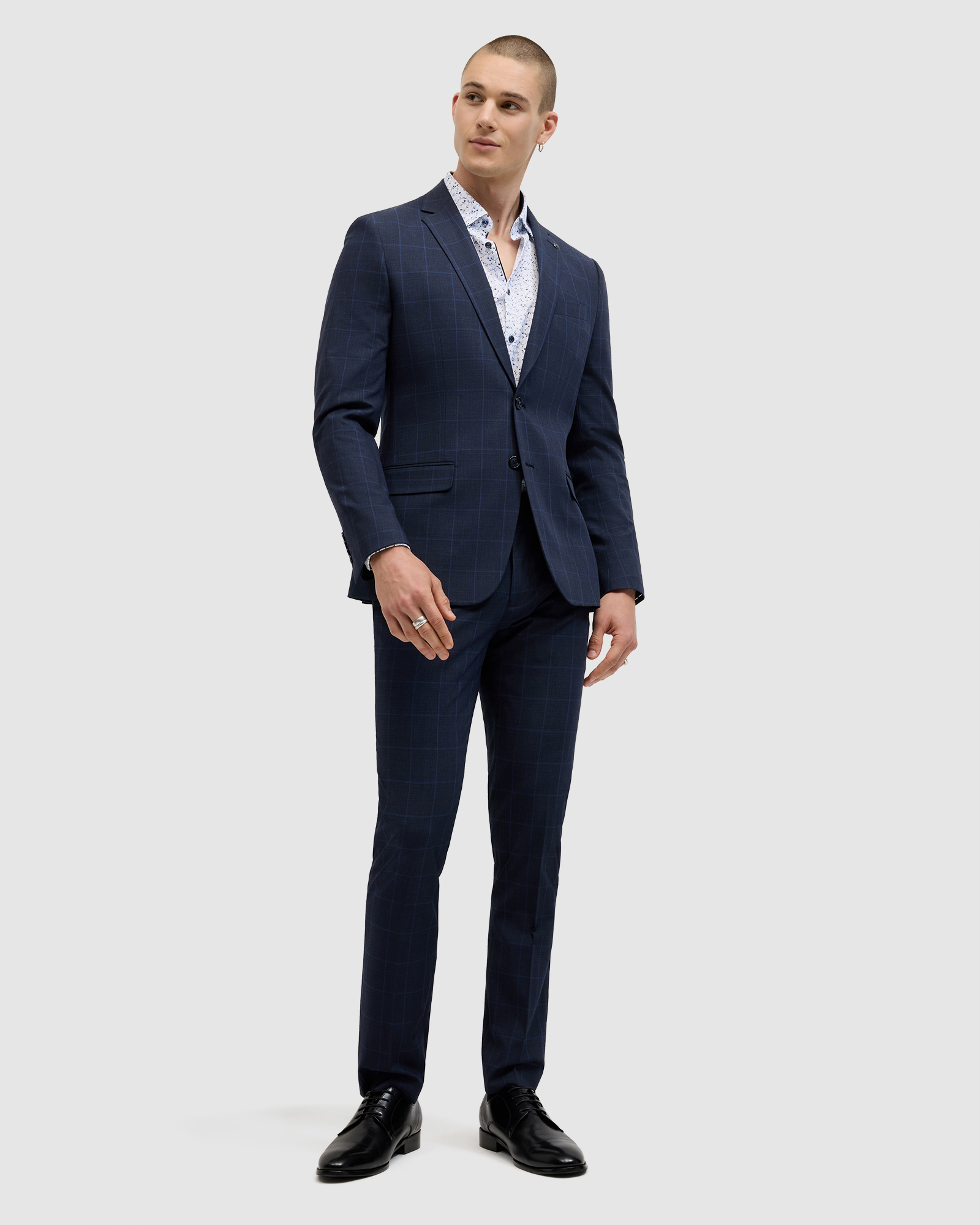 Connor Windowpane Tailored Jacket