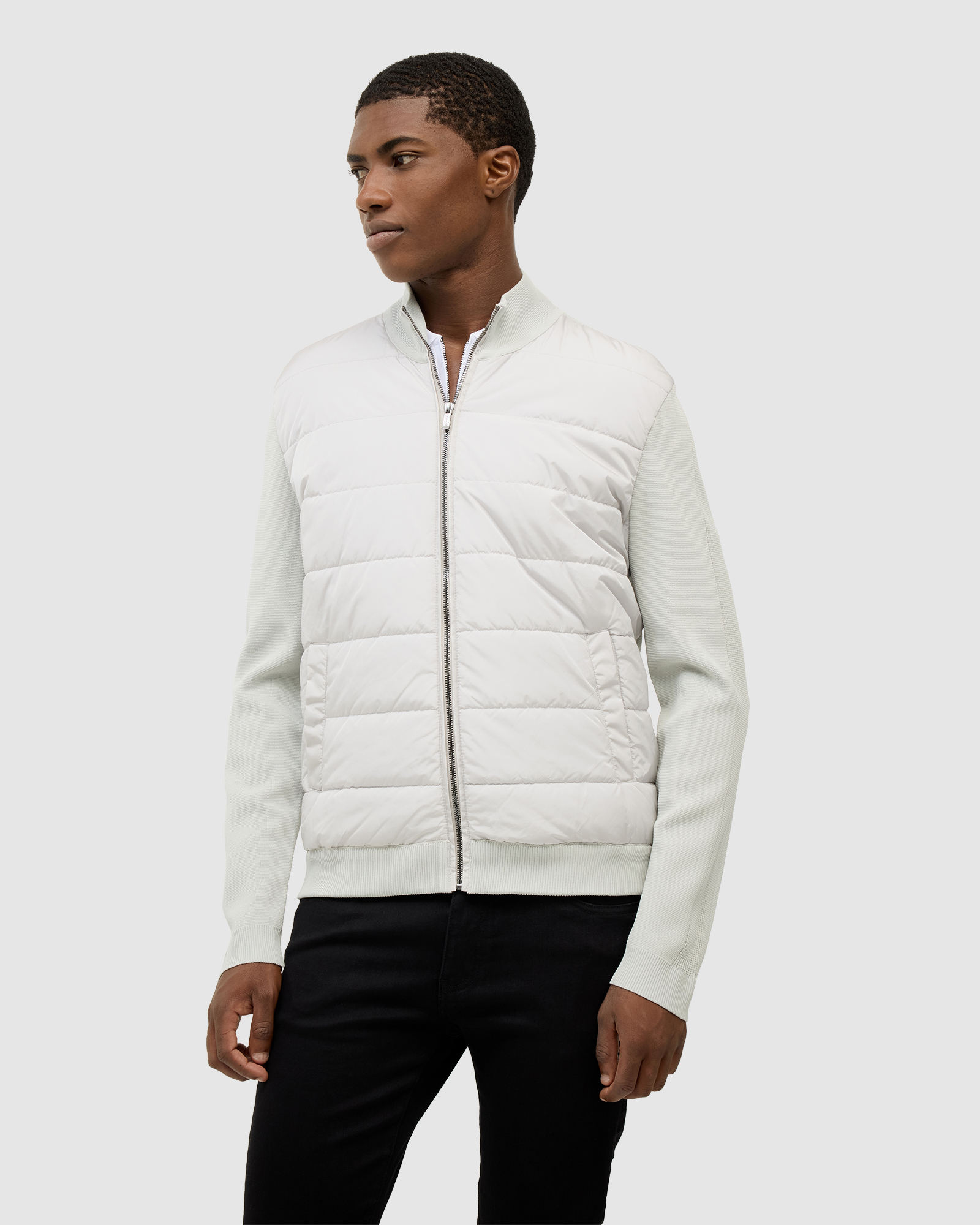 Boden Puffer-knit Jacket